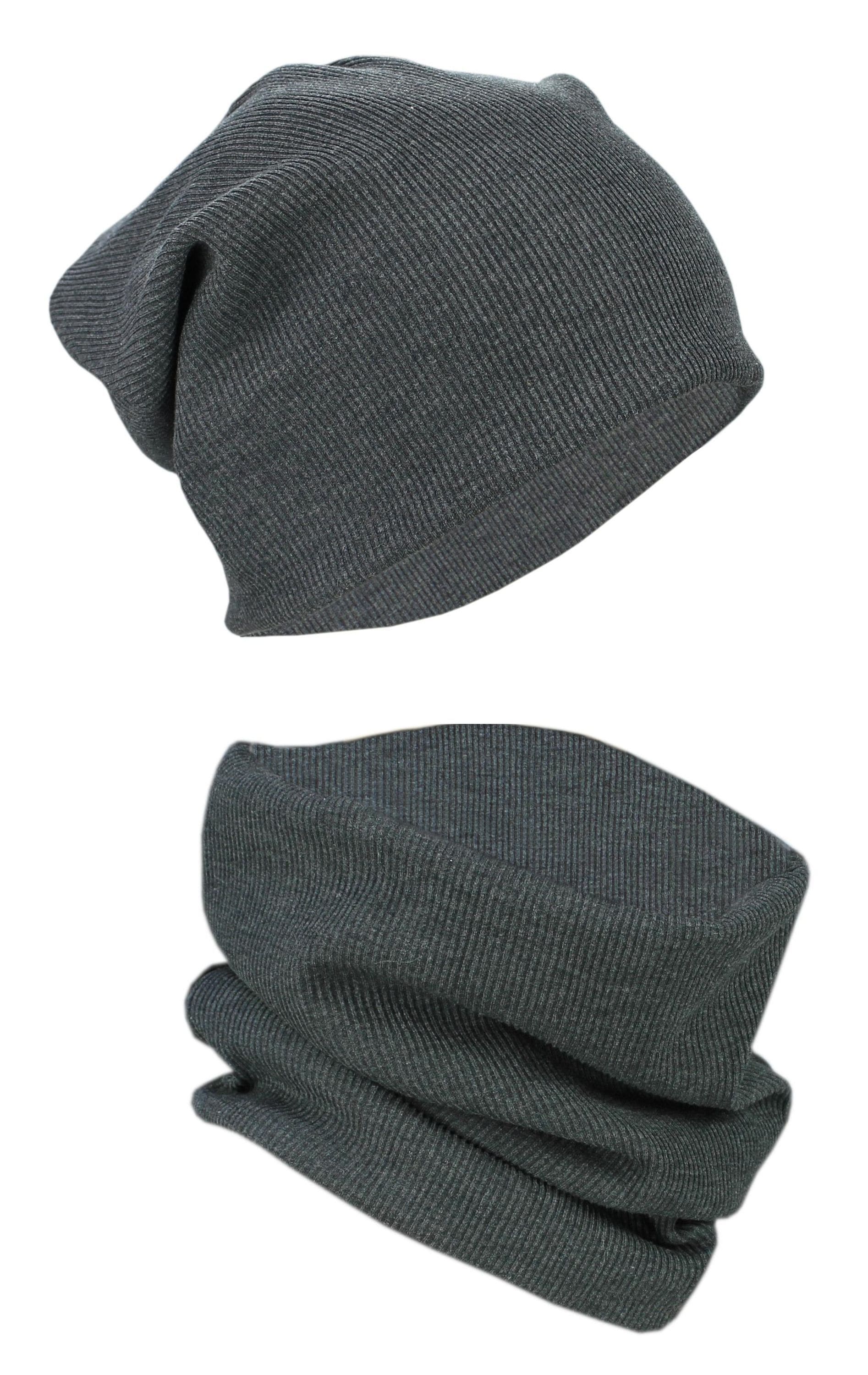 ALKATO Beanie "Mütze Alkato Unisex Beanie Mütze und Schal Set Uni" günstig online kaufen