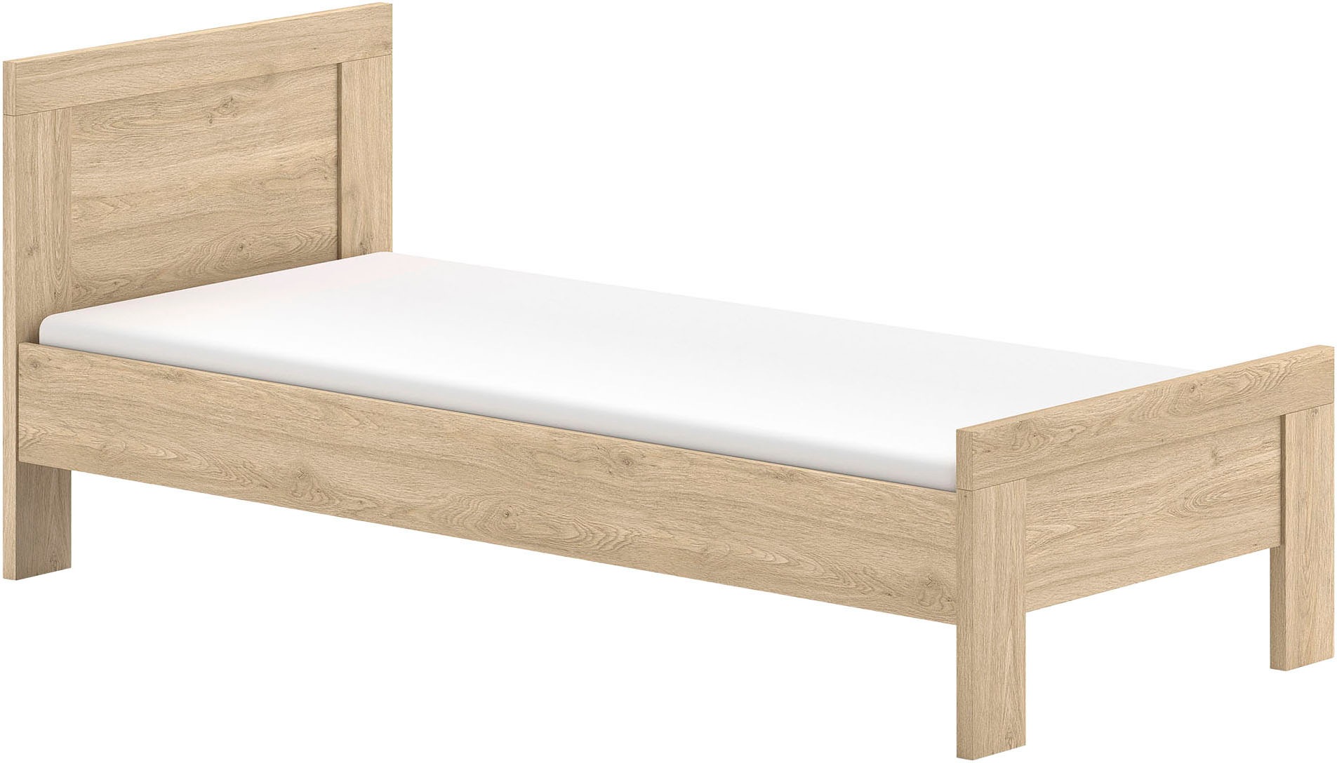 Vipack Jugendzimmer-Set "SAM - Bett und Nachtkonsole, gradliniges Design in günstig online kaufen