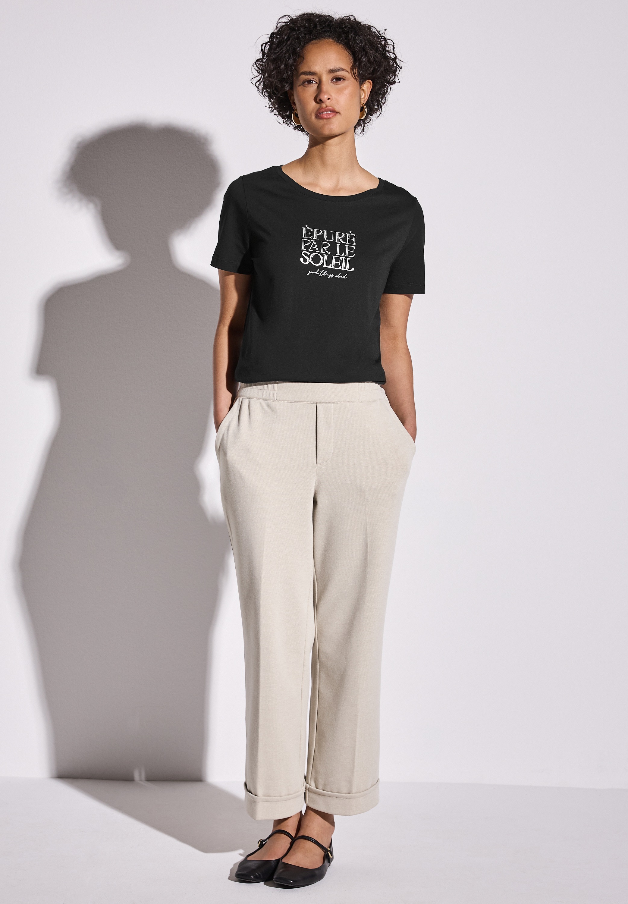 STREET ONE T-Shirt, im soften Baumwoll-Mix