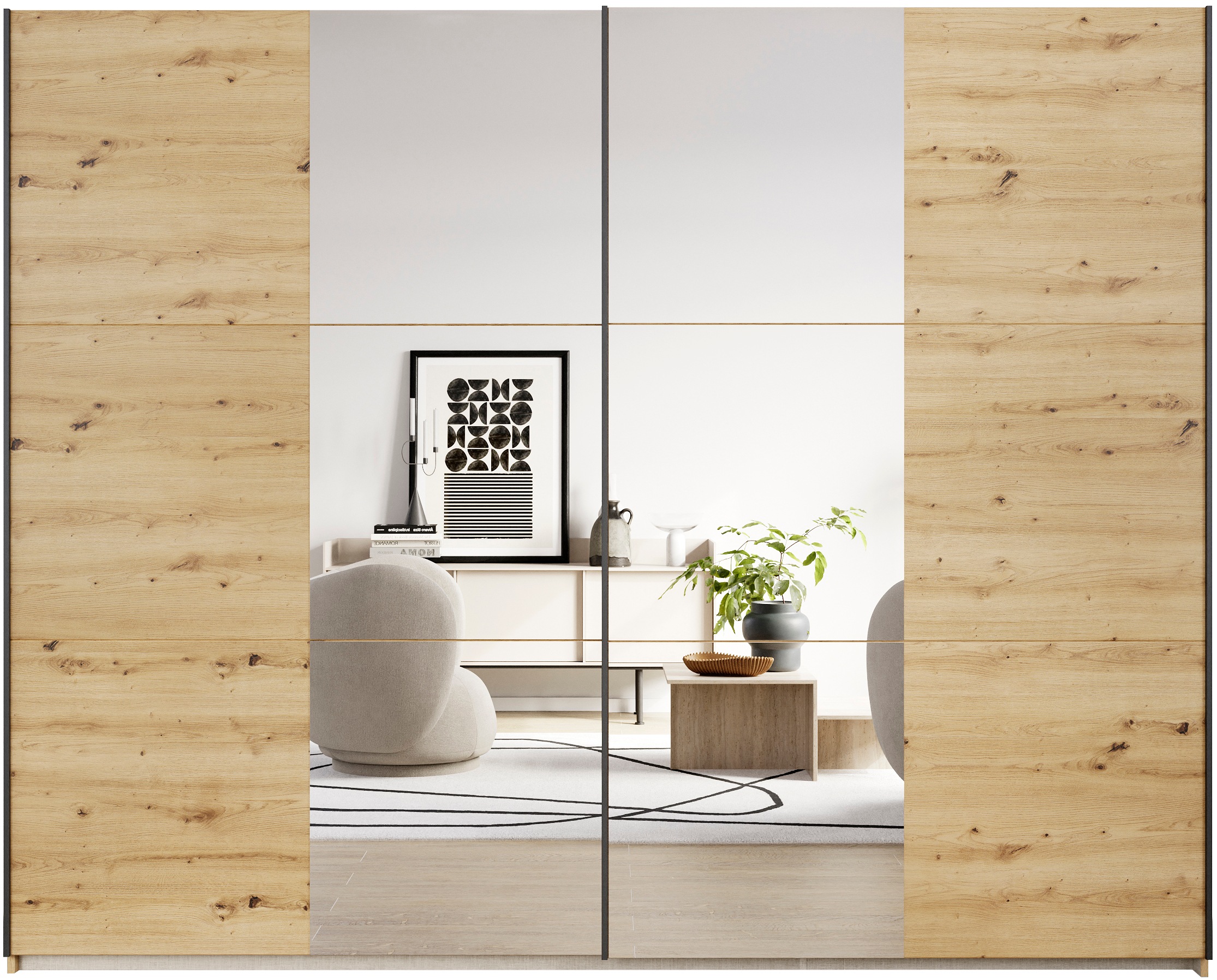 rauch Kleiderschrank "Kleiderschrank Drehtürenschrank Schrank Garderobe KRO günstig online kaufen