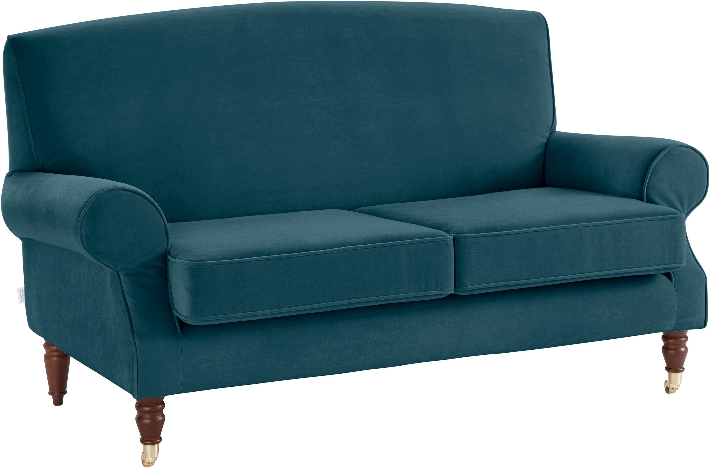 Home affaire 2-Sitzer "Rennes" in Samtoptik oder Baumwoll-Mix günstig online kaufen