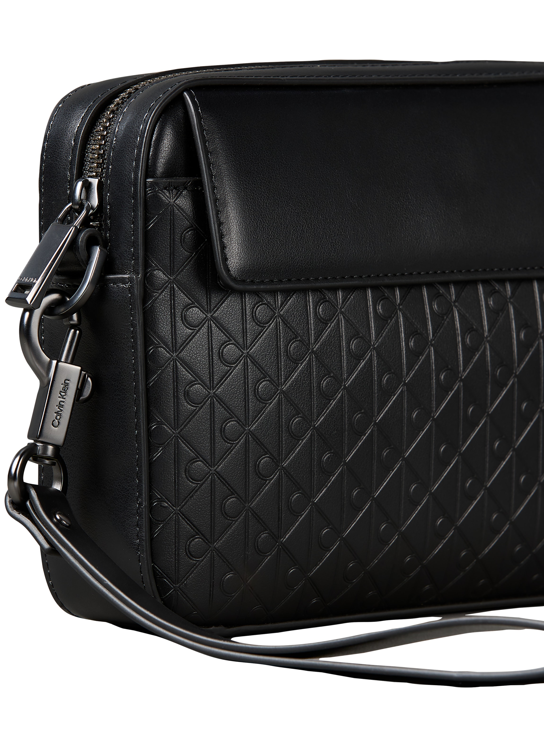 Calvin Klein Kulturbeutel »REFINED EMBLEM MIX POUCH W/ HAND« Unisex MiniBag, Hygienebeutel mit stylischer CK-Logoprägung