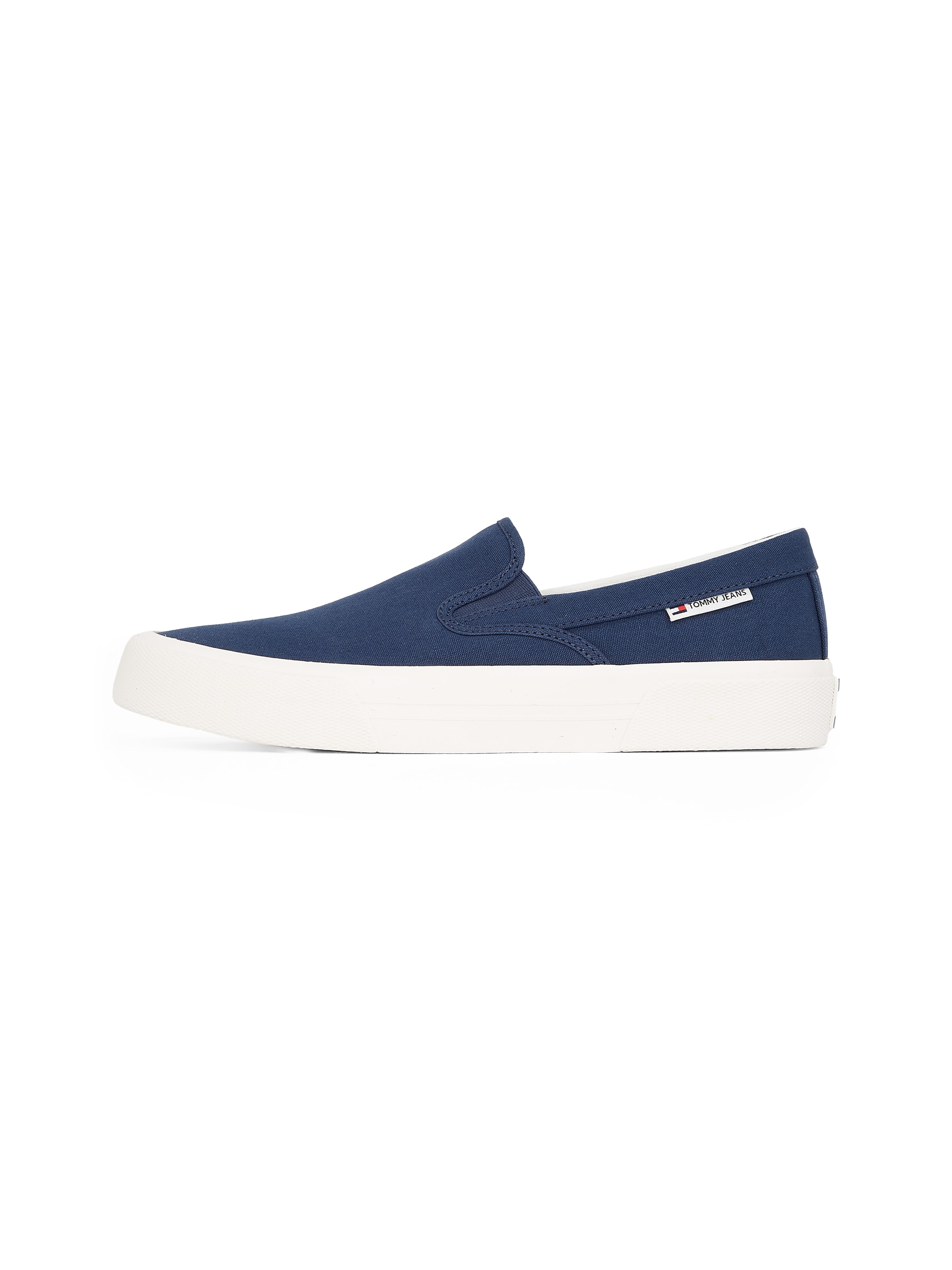 Tommy Jeans Slip-On Sneaker »TJM SLIP ON CANVAS COLOR«, Freizeitschuh, Halbschuh, Slipper mit Stretcheinsätzen