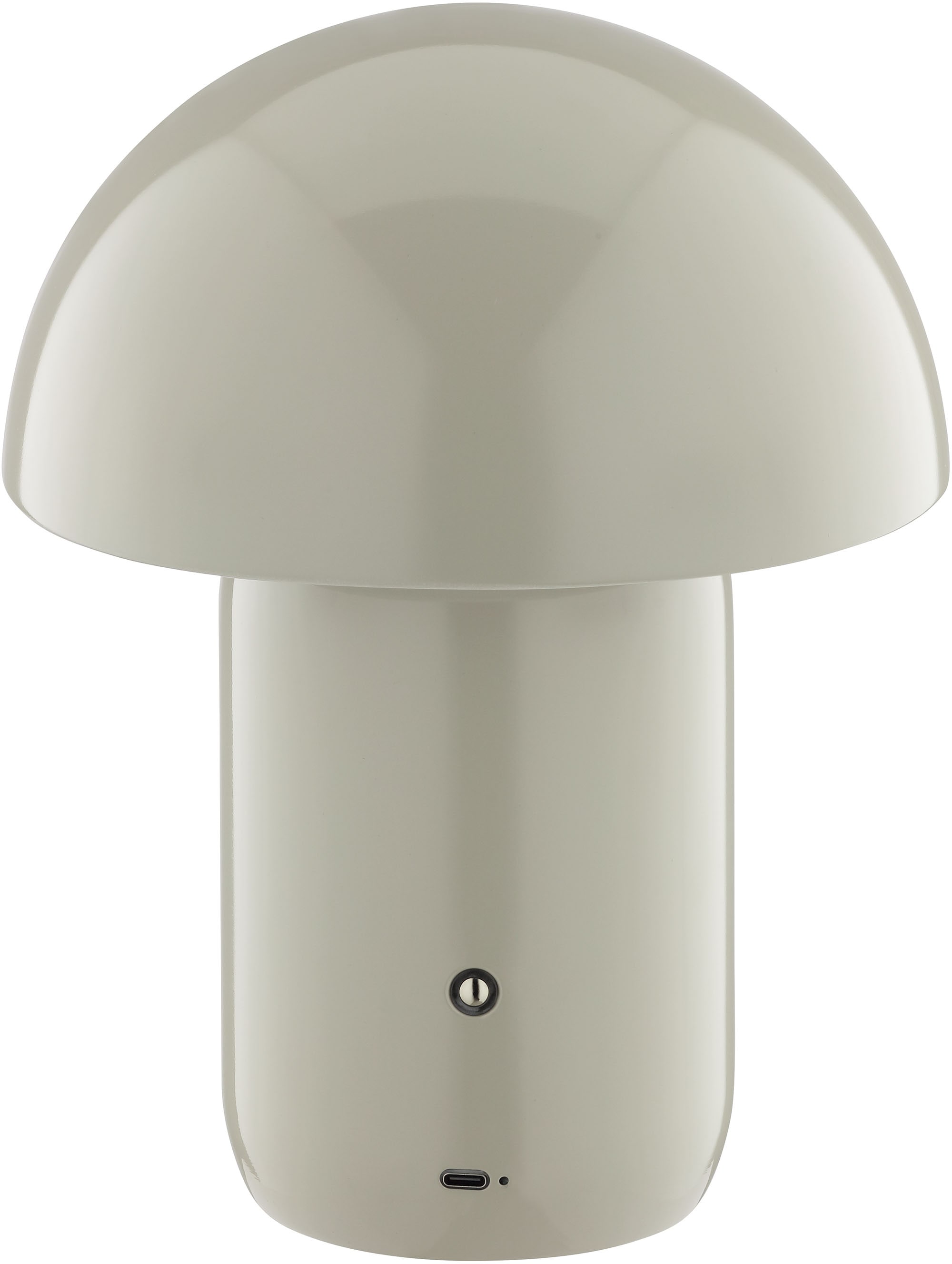 LeGer Home by Lena Gercke LED Tischleuchte »Galilea«, 1 flammig, Leuchtmittel LED-Modul | LED fest integriert, dimmbar, Ø 20 cm, Metall, Akku Tischlampe, Schalter mit Touchfunktion
