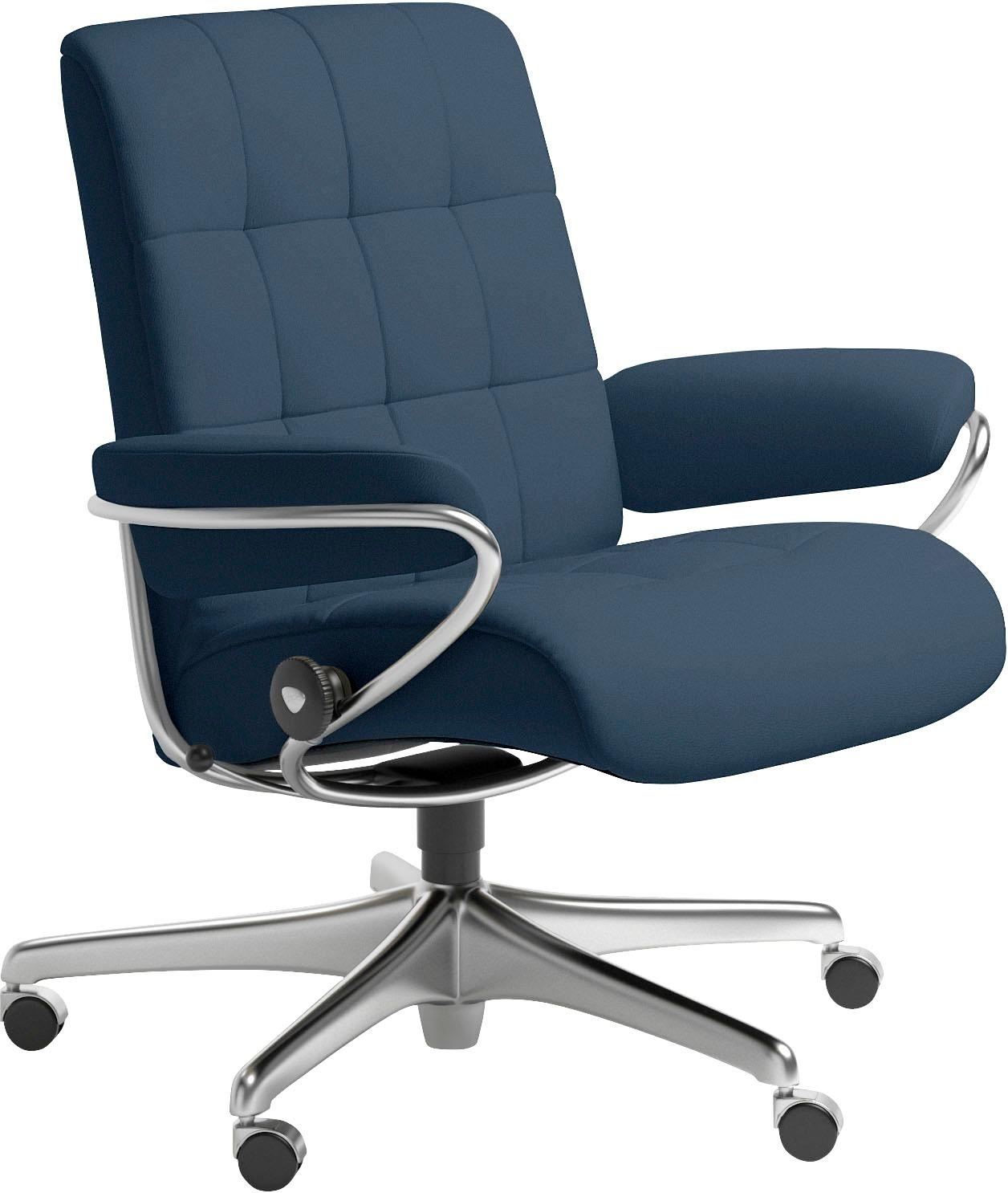 Stressless® Relaxsessel »London«, Low Back, mit Home Office Base, Gestell Chrom