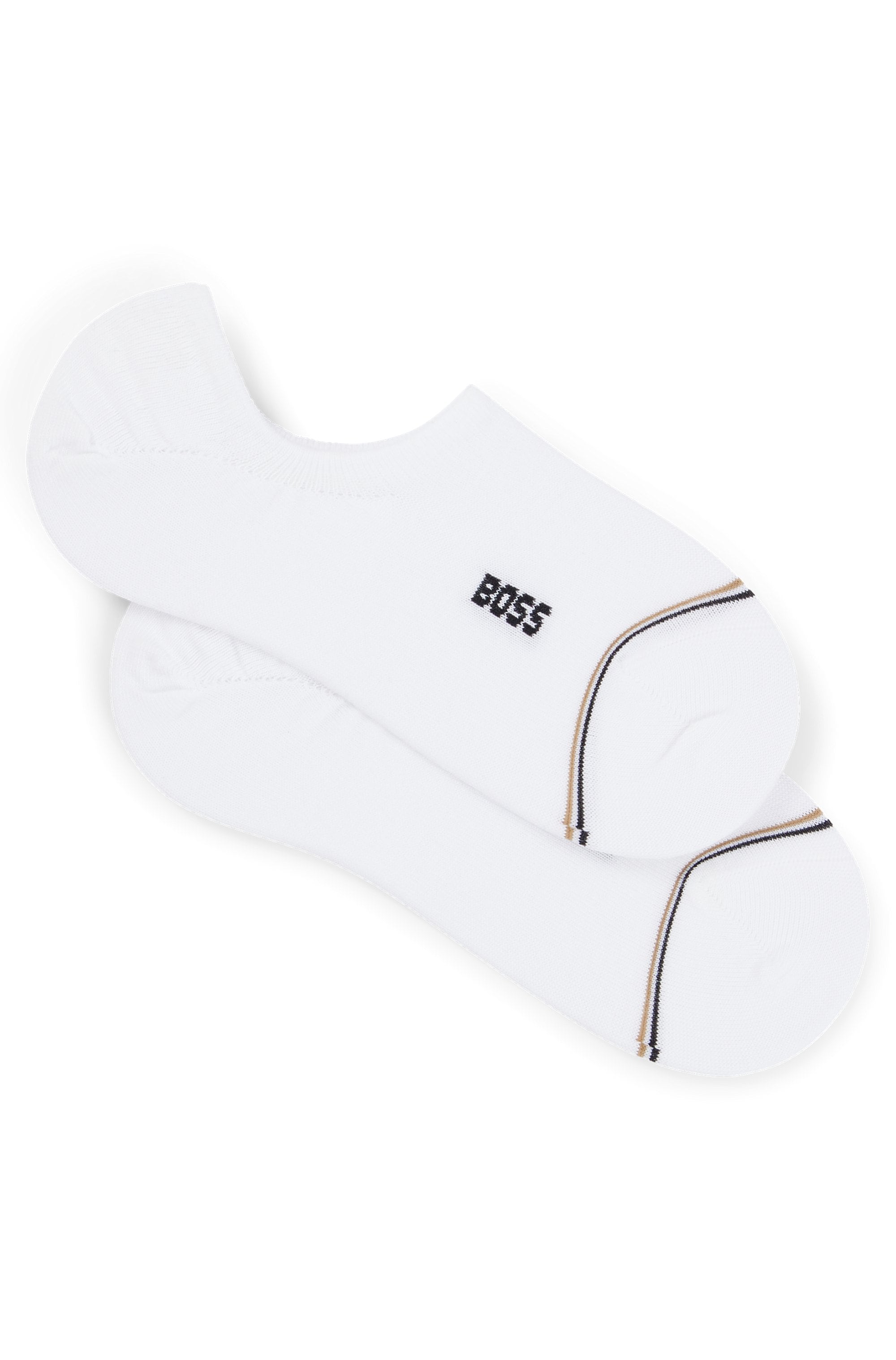 BOSS Businesssocken "2P LC Iconic CC W" Packung, 2 Paar tlg. mit BOSS Stickerei