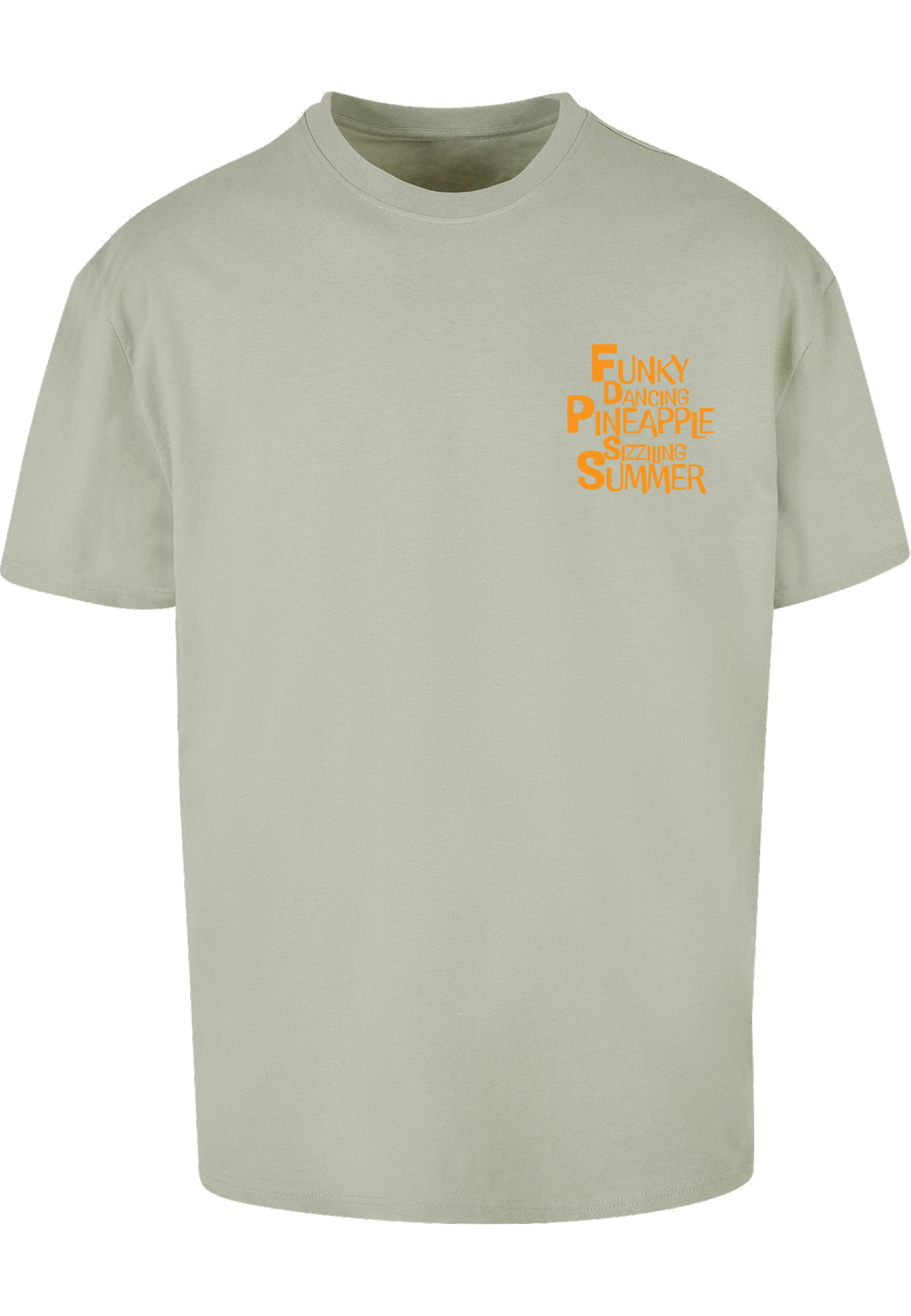 Merchcode T-Shirt "Merchcode Funky Pineapple Oversized T-shirt" 1 Stk.