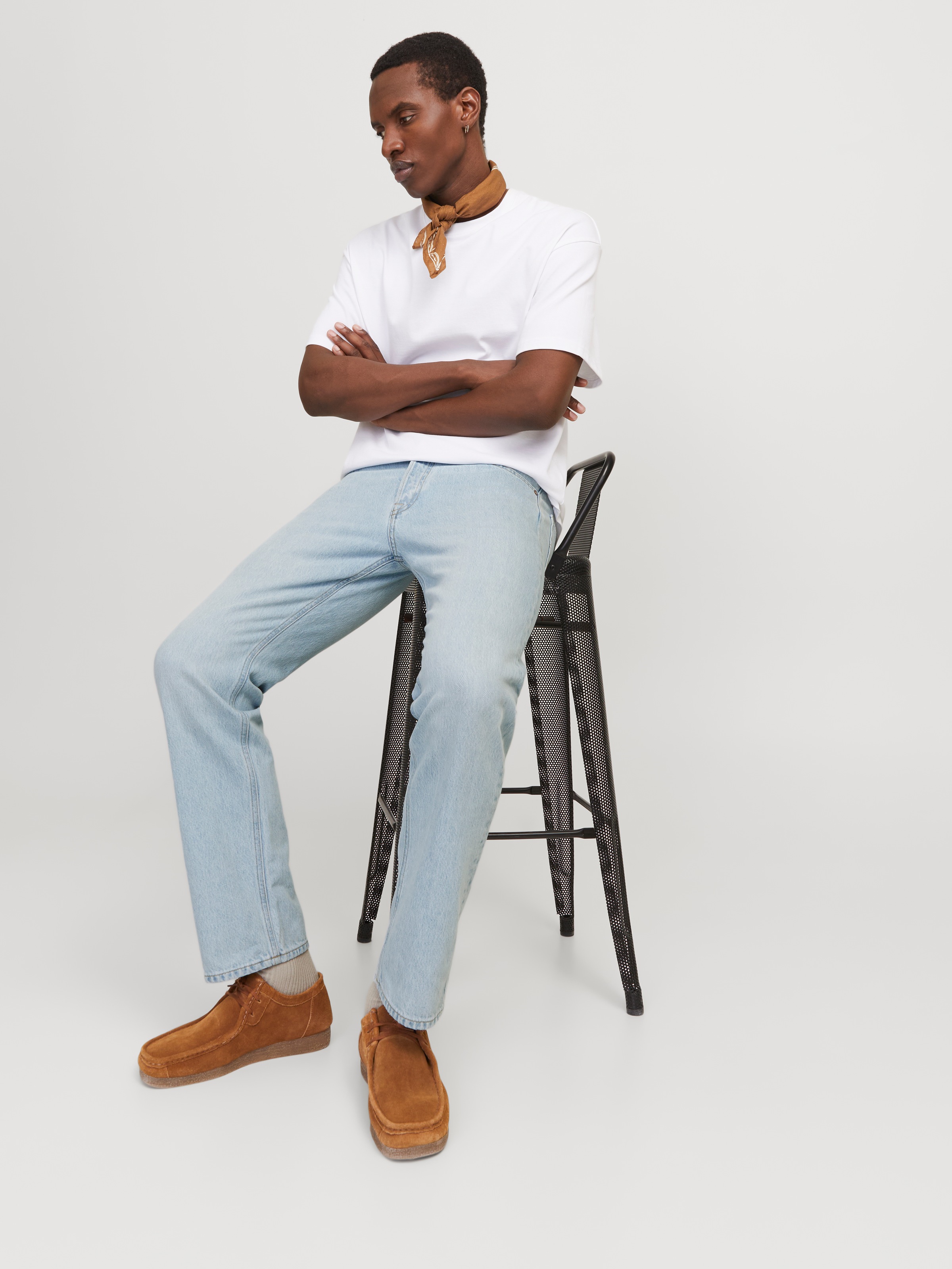 Jack & Jones Loose-fit-Jeans »JJICHRIS JJORIGINAL SBD 921 SN«