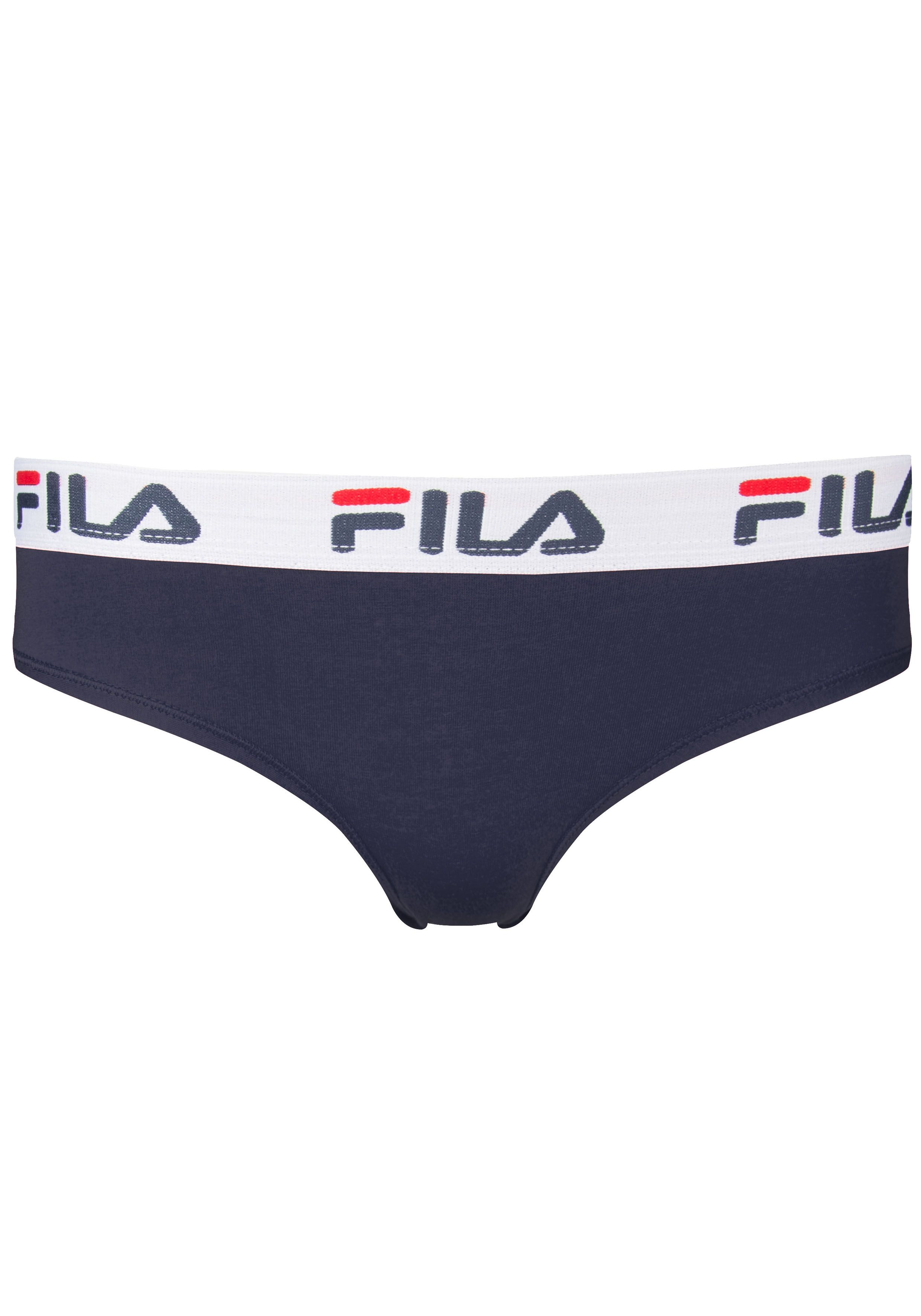 Thumbnail - Fila Slip "WOMAN BRIEF", (3er Pack), mit elastischem Logobund