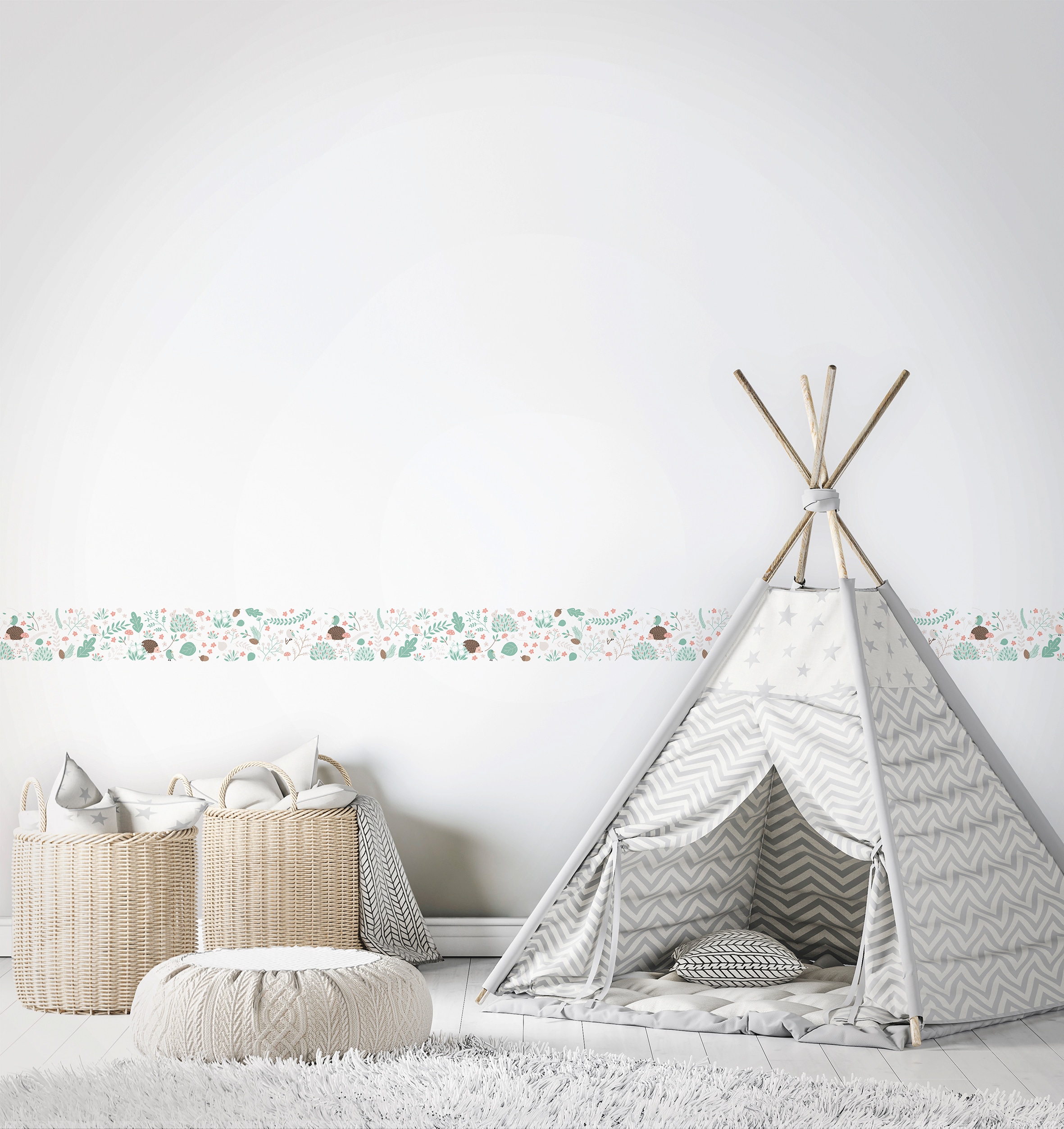 Marburg Kindertapete, Motiv-matt, Tiere, moderne Tapete für Wohnzimmer Schlafzimmer Küche