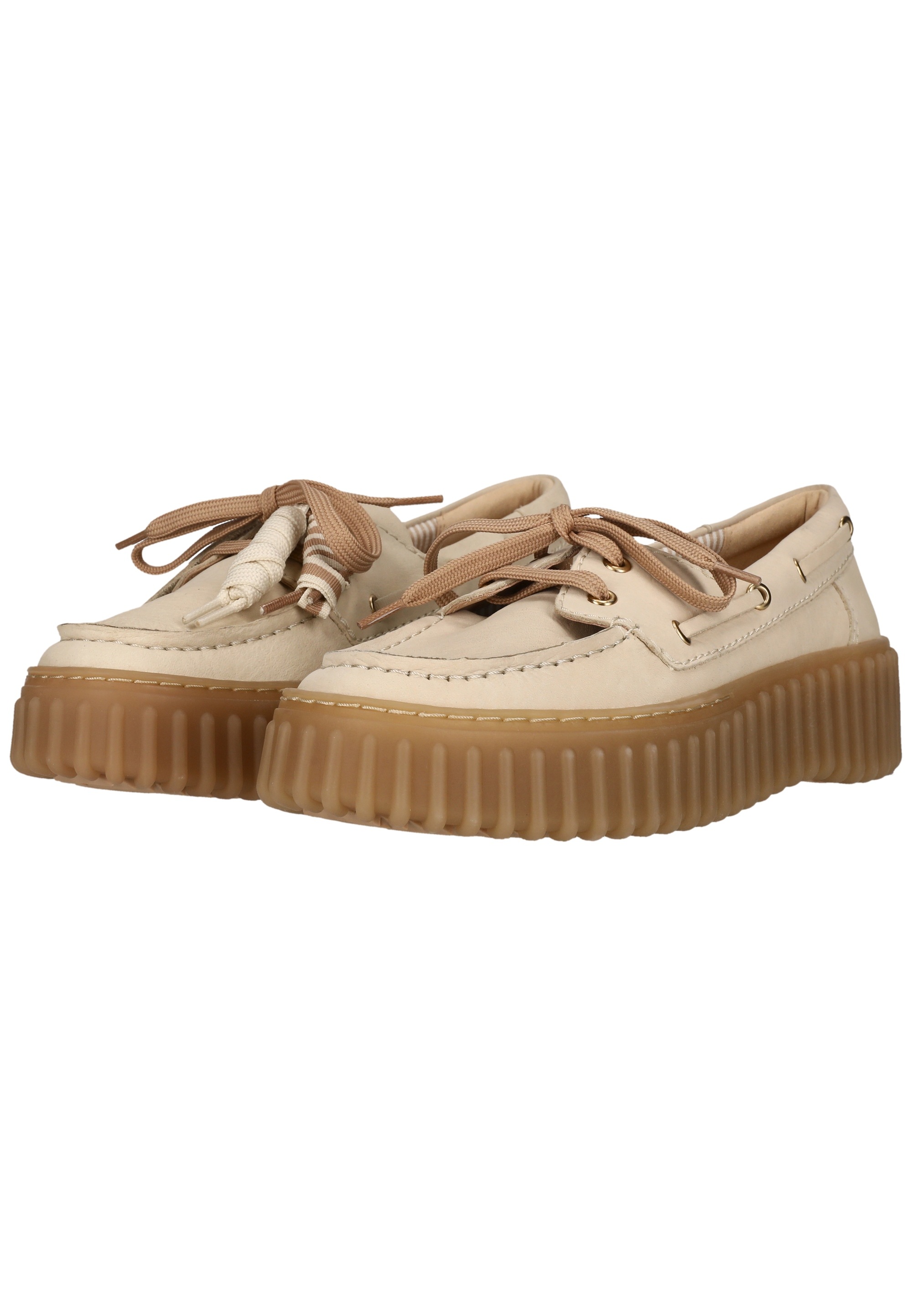 Clarks Schnürschuh »Torhill Boat«  mit Contour Cushion-Fußbett