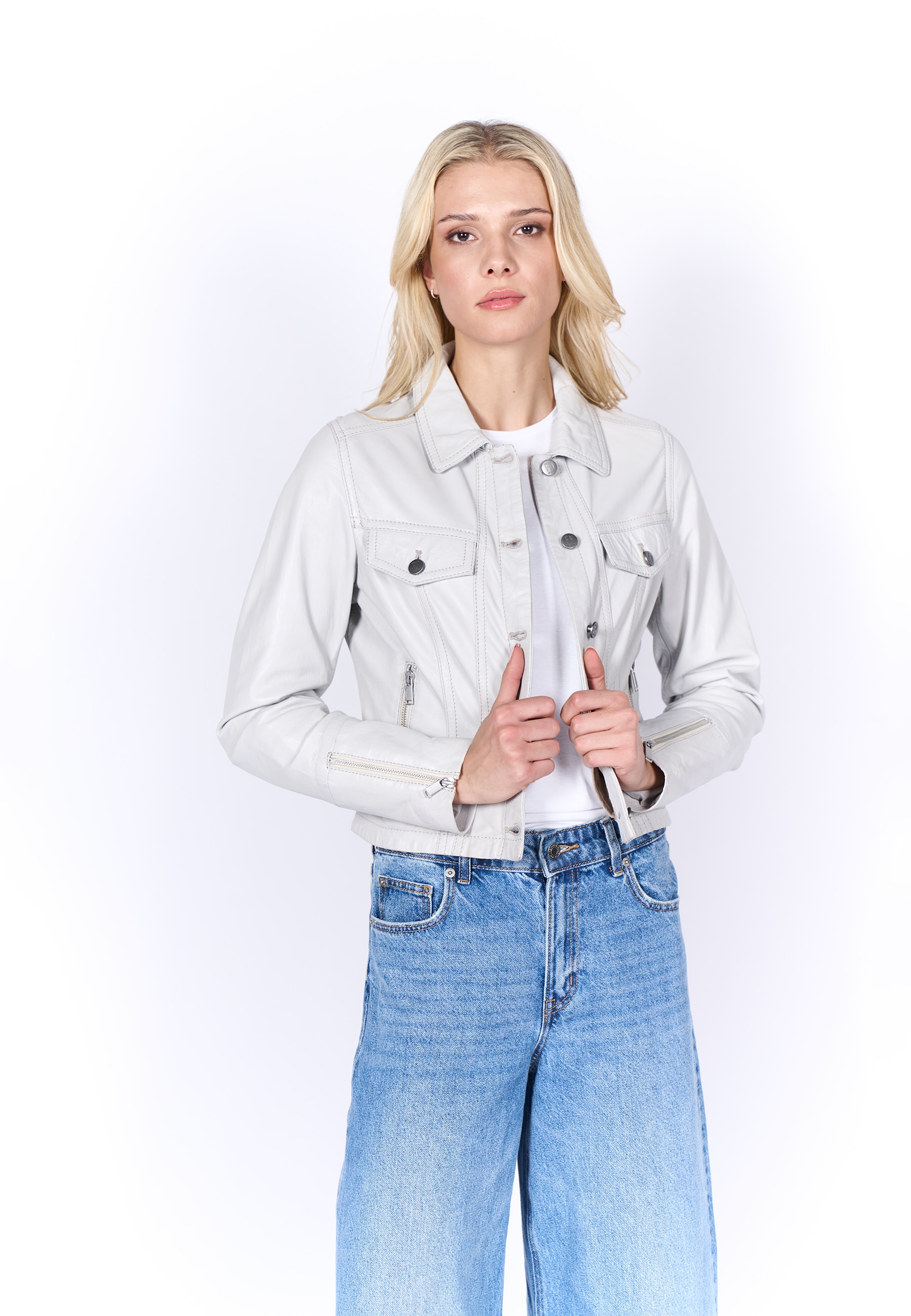 Freaky Nation Lederjacke "All Nela-FN" günstig online kaufen