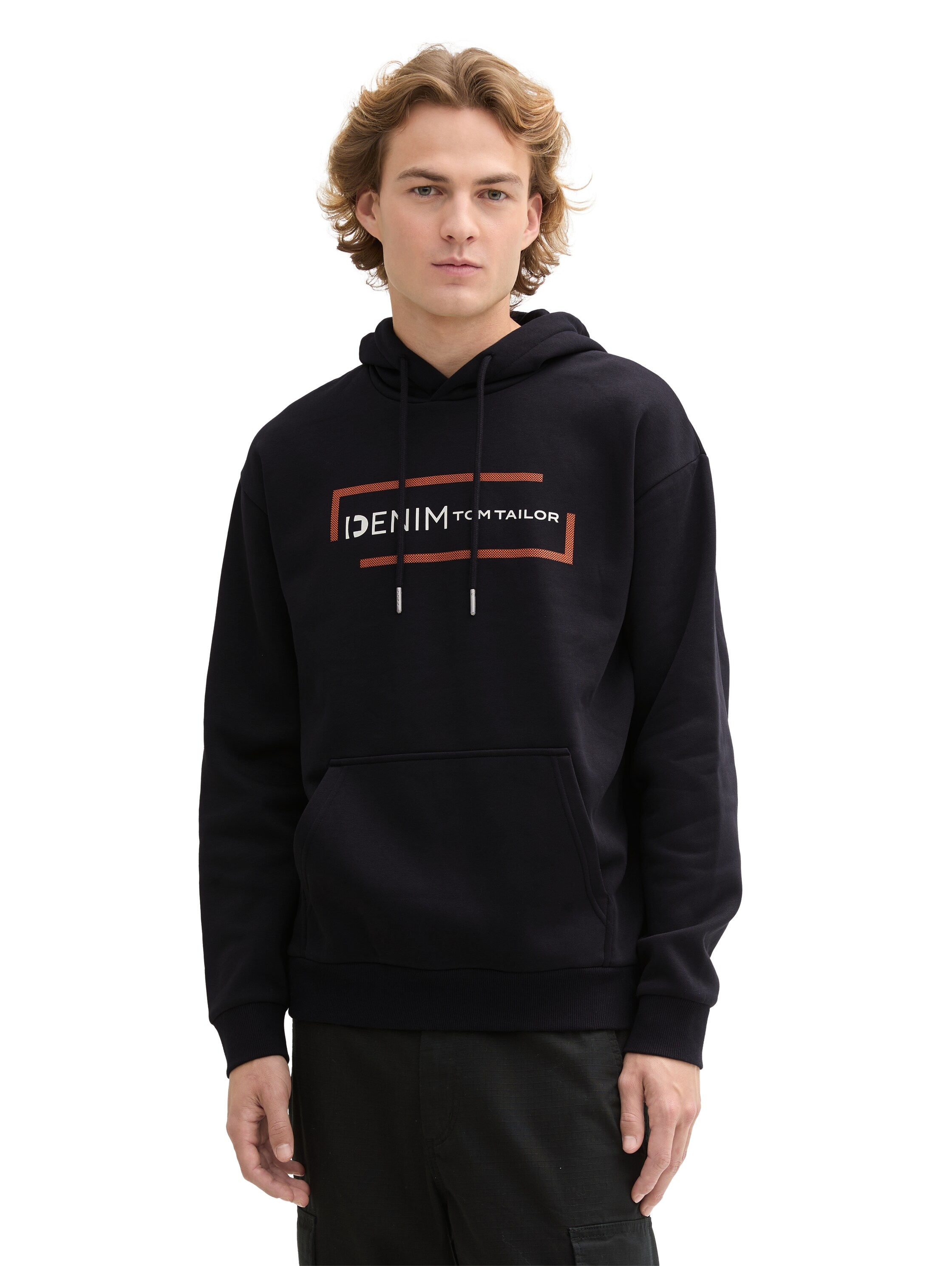 Hoodie, mit großem Logoprint