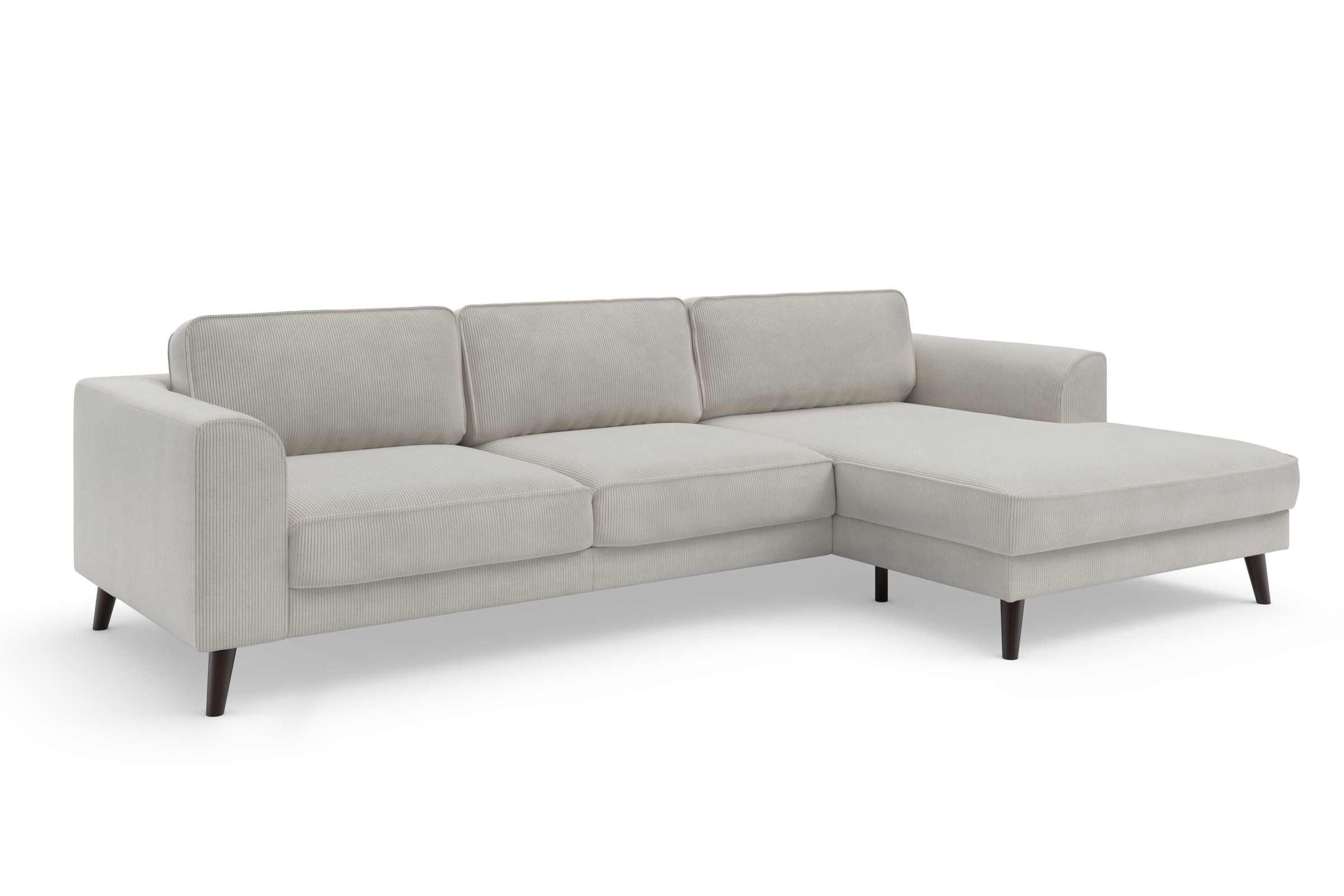 TRENDMANUFAKTUR Ecksofa »Lumber Jack, elegantes Designsofa, zeitlos modern, hoher Sitzkomfort«, wahlweise mit Bettfunktion u. Bettkasten, L-Form