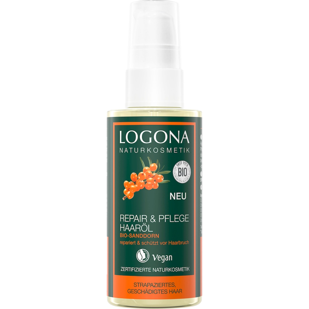 LOGONA Haaröl »Logona Repair&Pflege Haaröl Bio-Sanddorn«