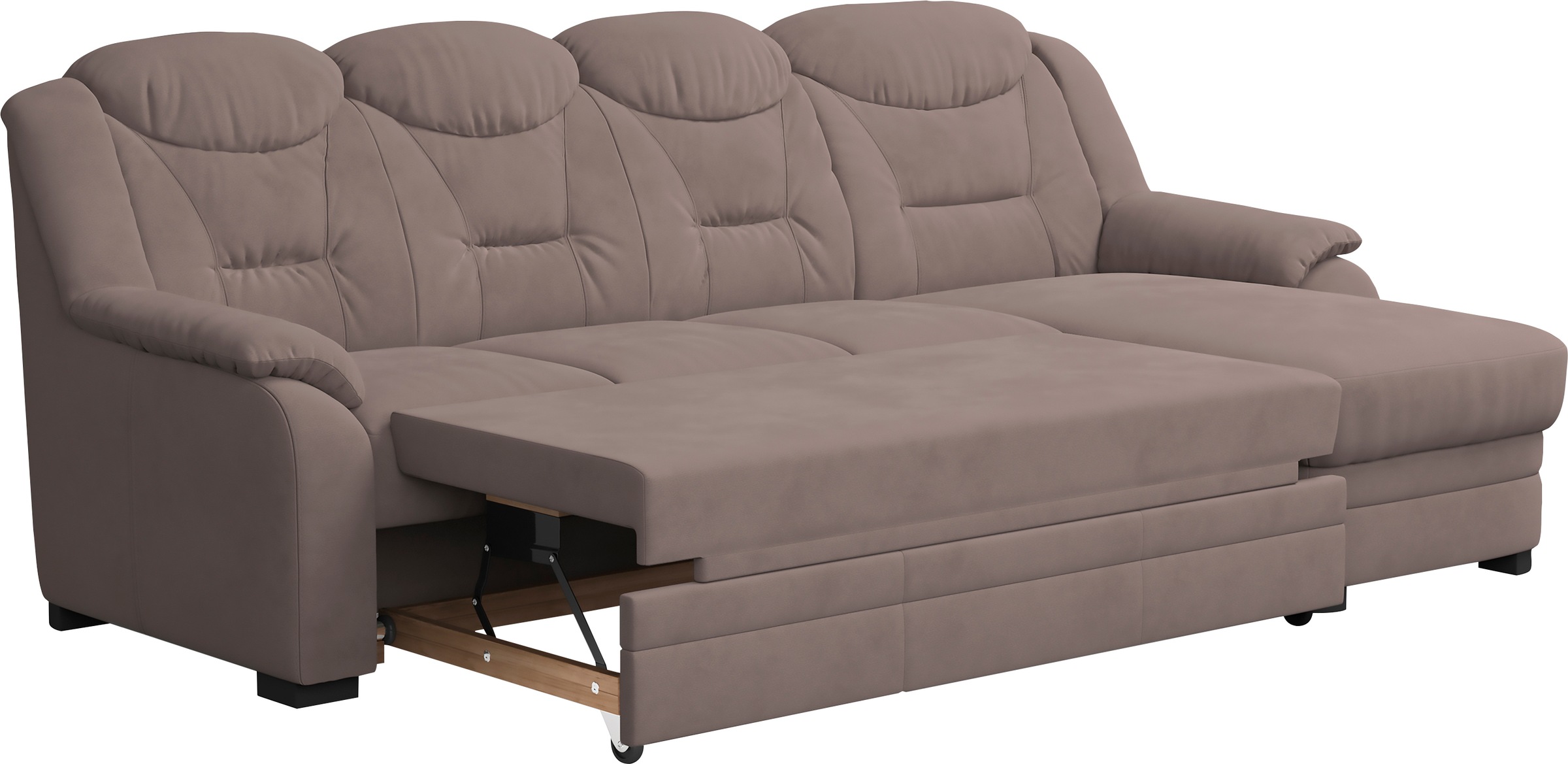 COTTA Ecksofa »Marcus L-Form«, Bequemes Ecksofa in klassischem Design mit hoher Rückenlehne