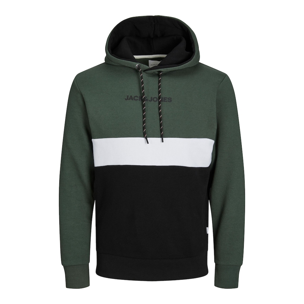 Jack & Jones PlusSize Kapuzensweatshirt »JJEREID BLOCKING SWEAT HOOD NOOS PLS«