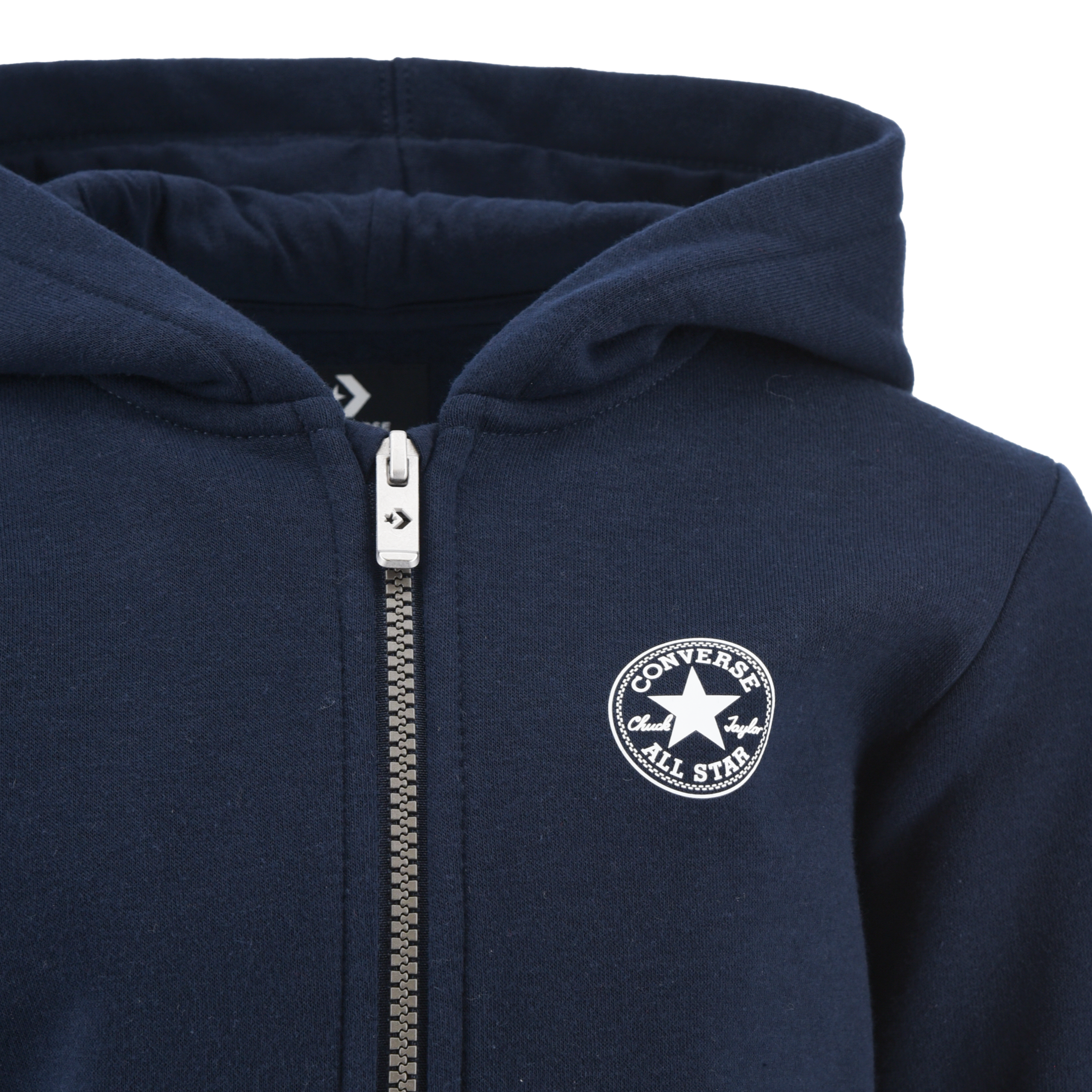 Thumbnail - Converse Kapuzensweatjacke "CNVB FLEECE CTP CHEST CORE FZ" mit Kapuze, für sportliche Aktivitäten, für Kinder