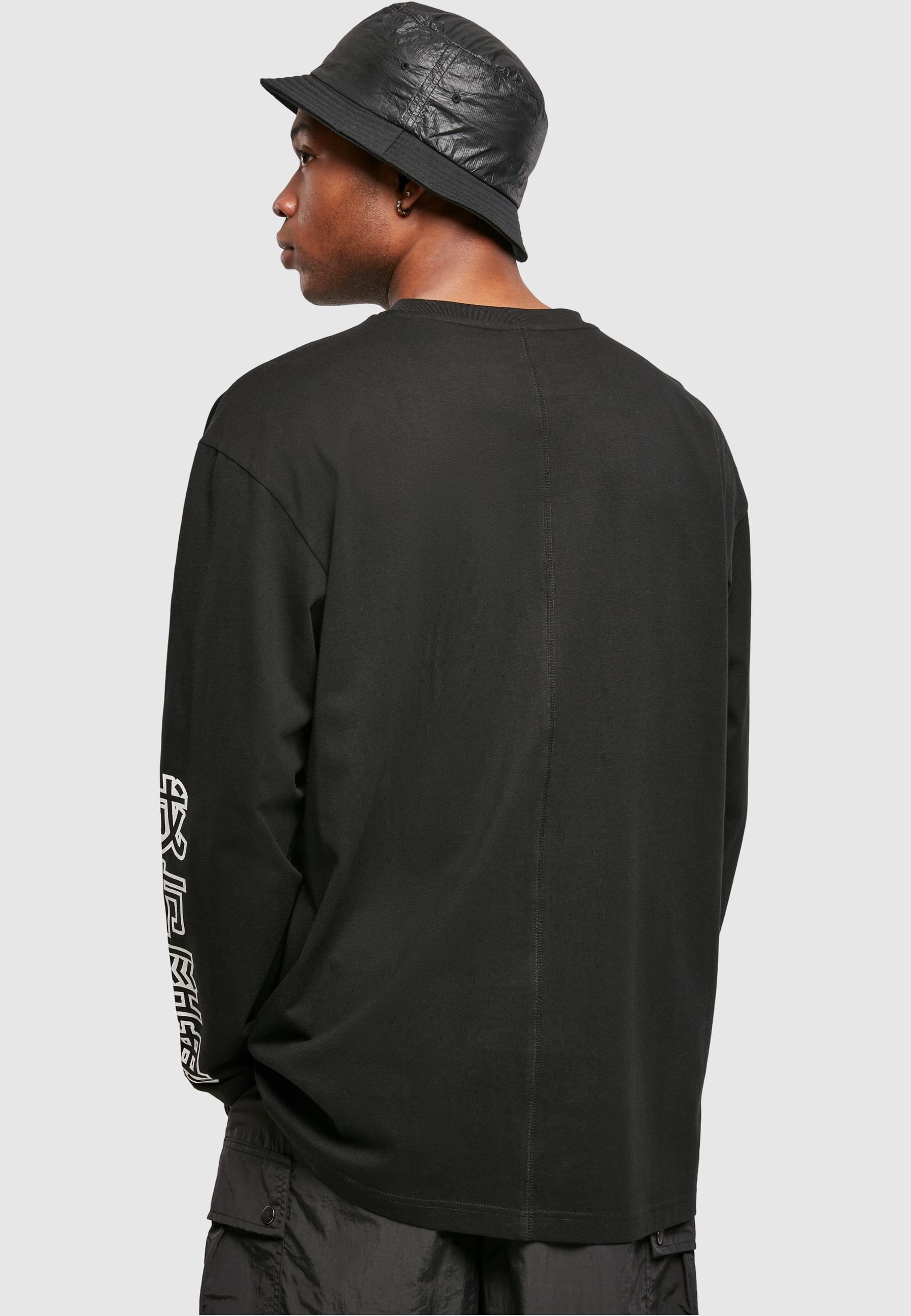 URBAN CLASSICS Langarmshirt »Urban Classics Herren Chinese Symbol Oversized LS«, (1 tlg.)