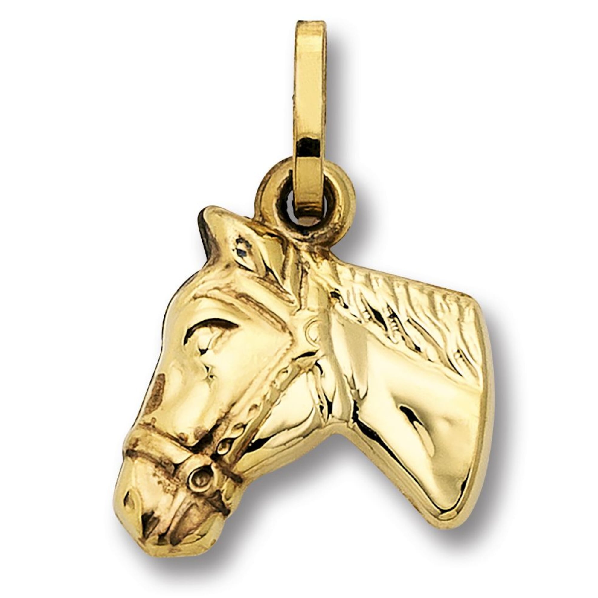 One Element Horse Pendant Yellow Gold