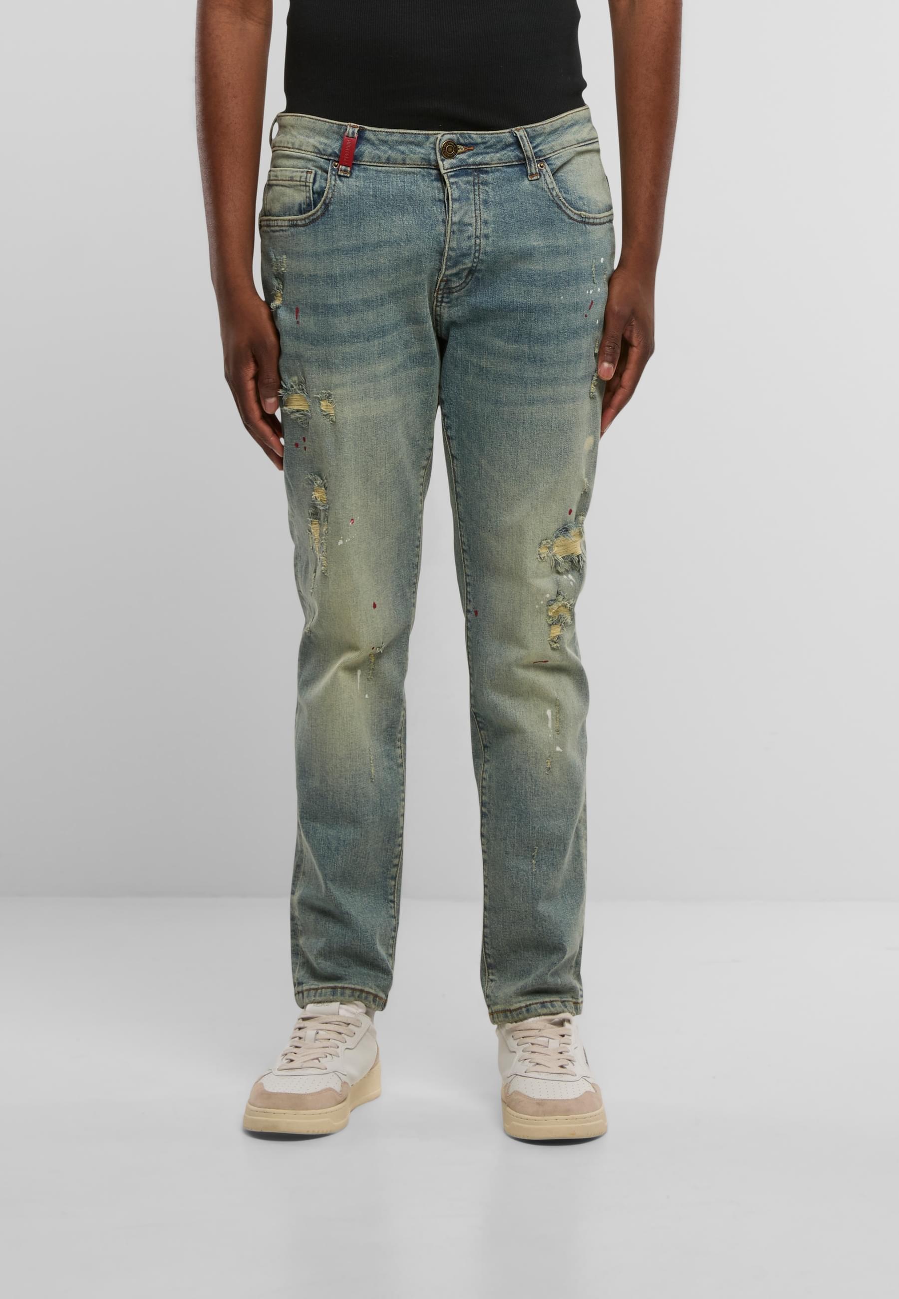2Y Premium Bequeme Jeans »2Y Premium 2Y JULIO RIPPED SLIM FIT JEANS«