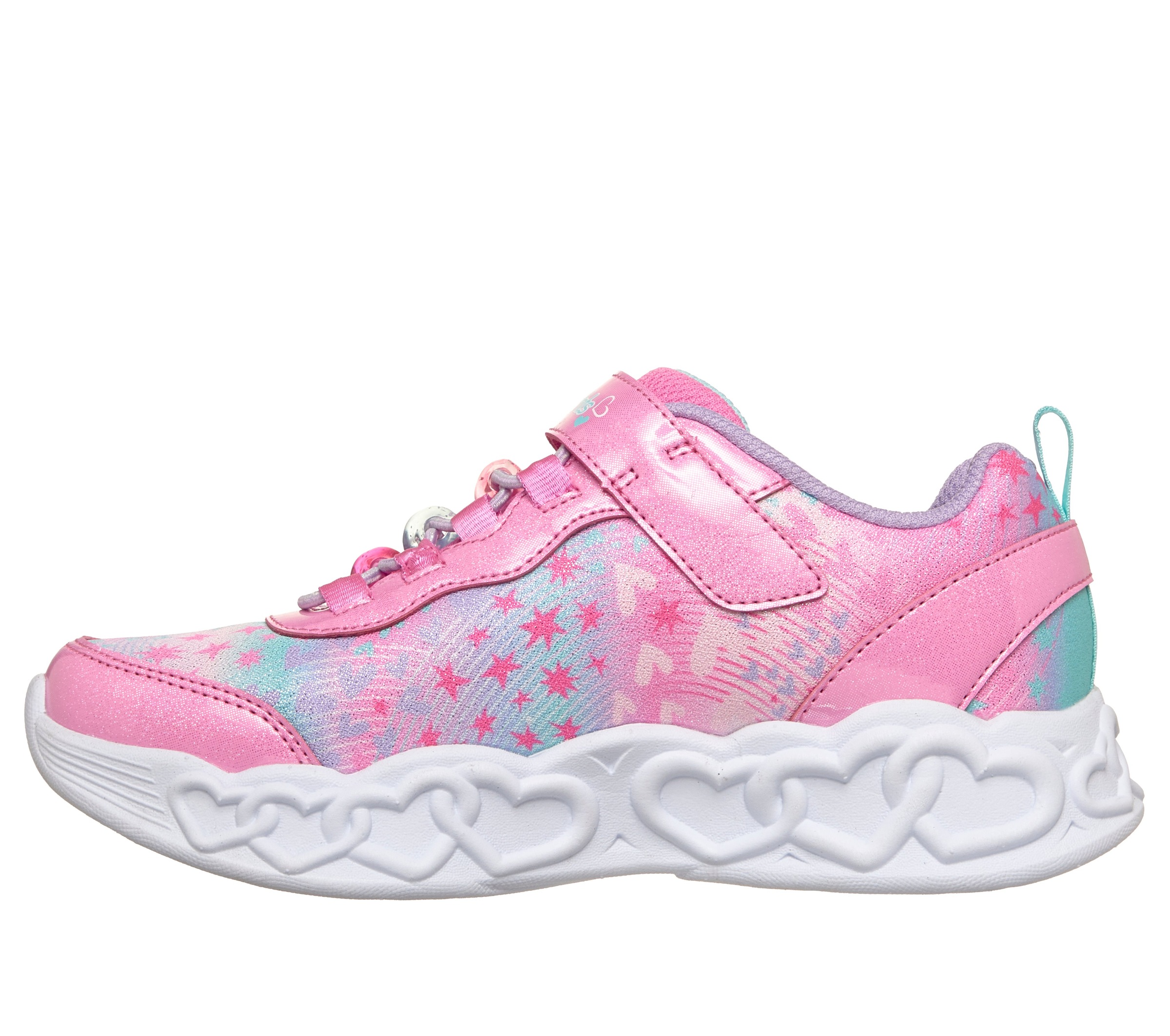 Skechers Infinite Heart Lights Sneaker Pink Multicolor EU 32 5