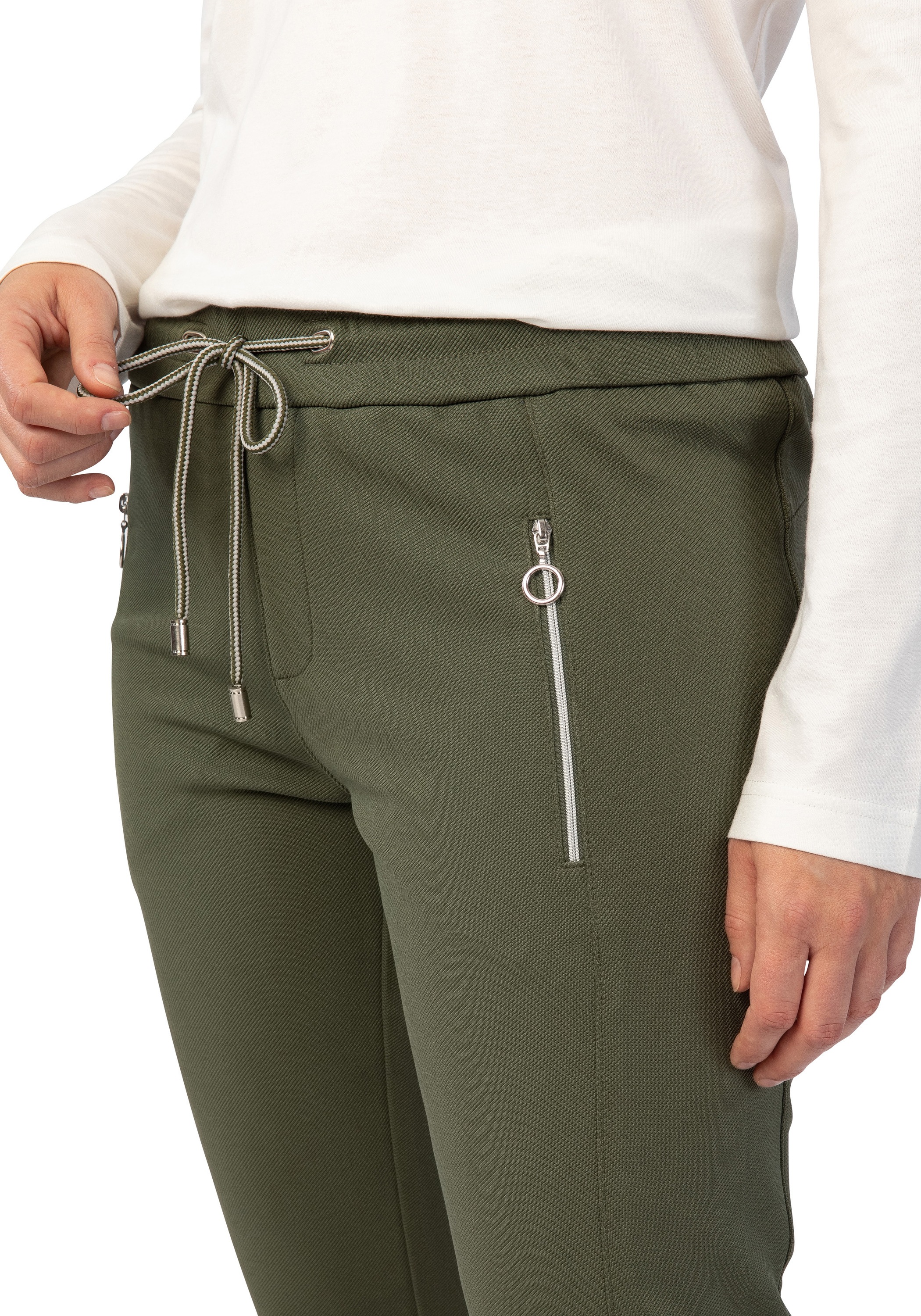 STOOKER WOMEN Jogg Pants »Easy Fit Berlin Colour«, Tapered Fit Casual Stretch Mit Gummibund für Damen