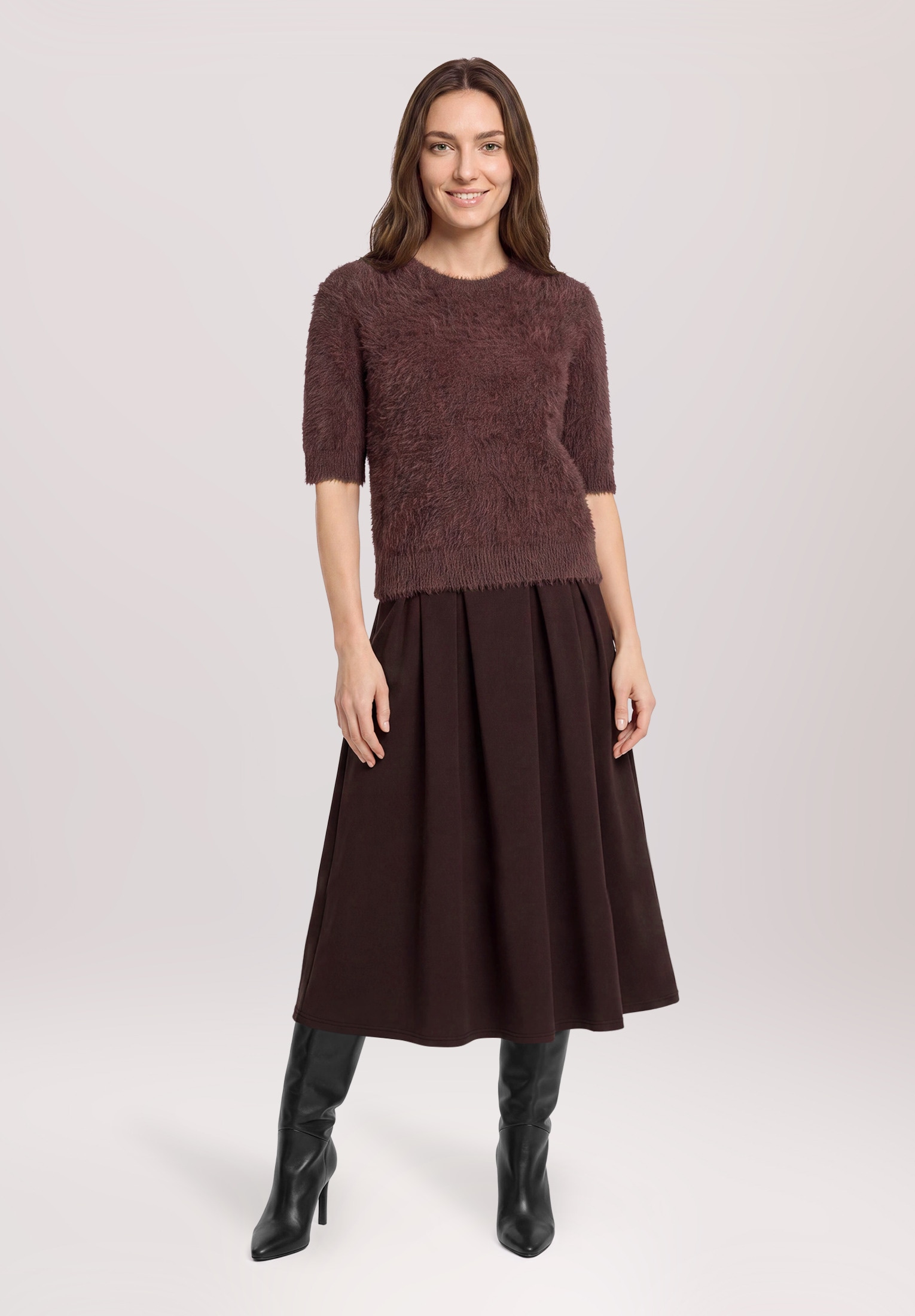 Vera Mont Kurzarmshirt "Damen mit Rundhalsausschnitt" 1