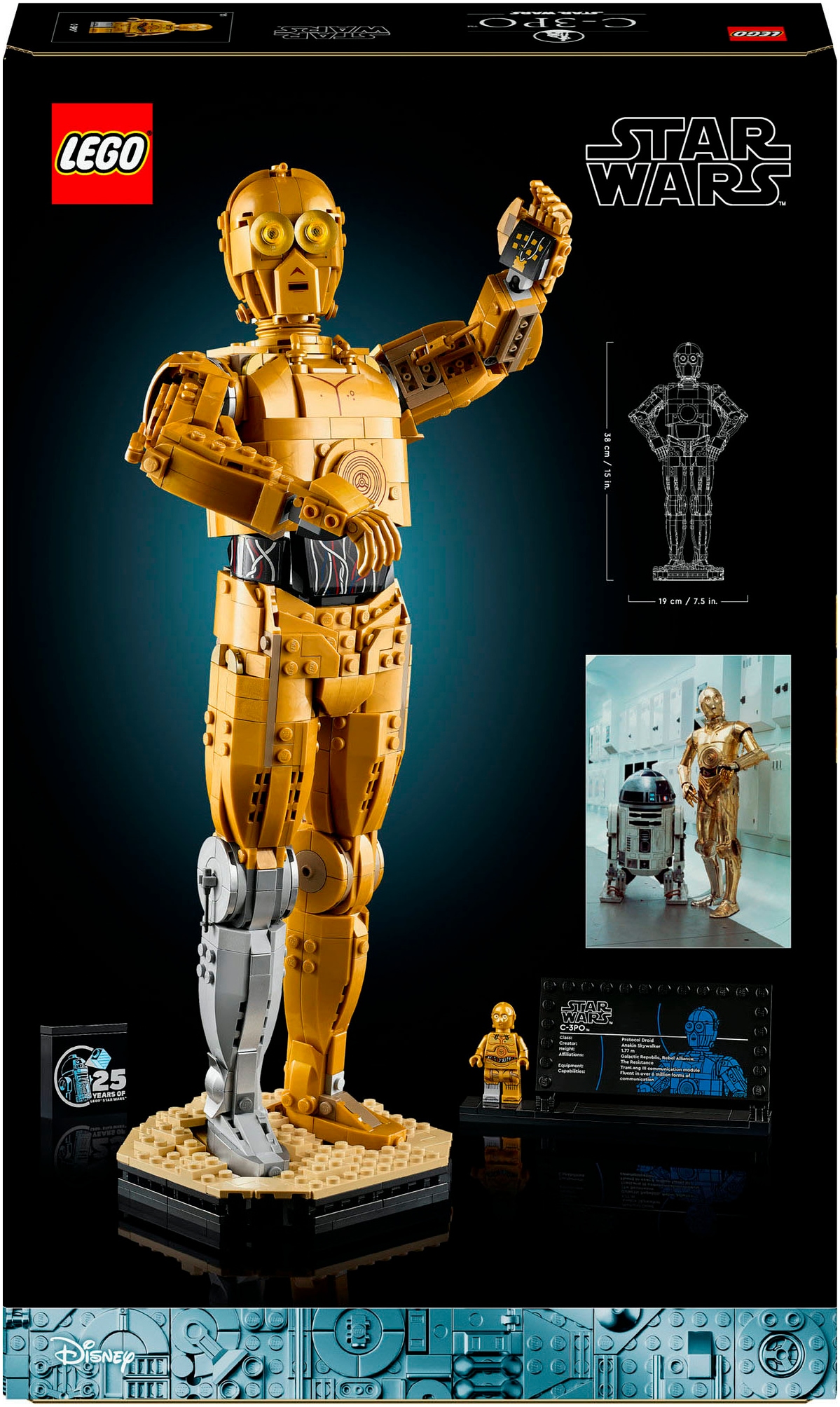LEGO® Konstruktionsspielsteine »C-3PO™ (75398), LEGO Star Wars ™«, (1138 St.), Made in Europe