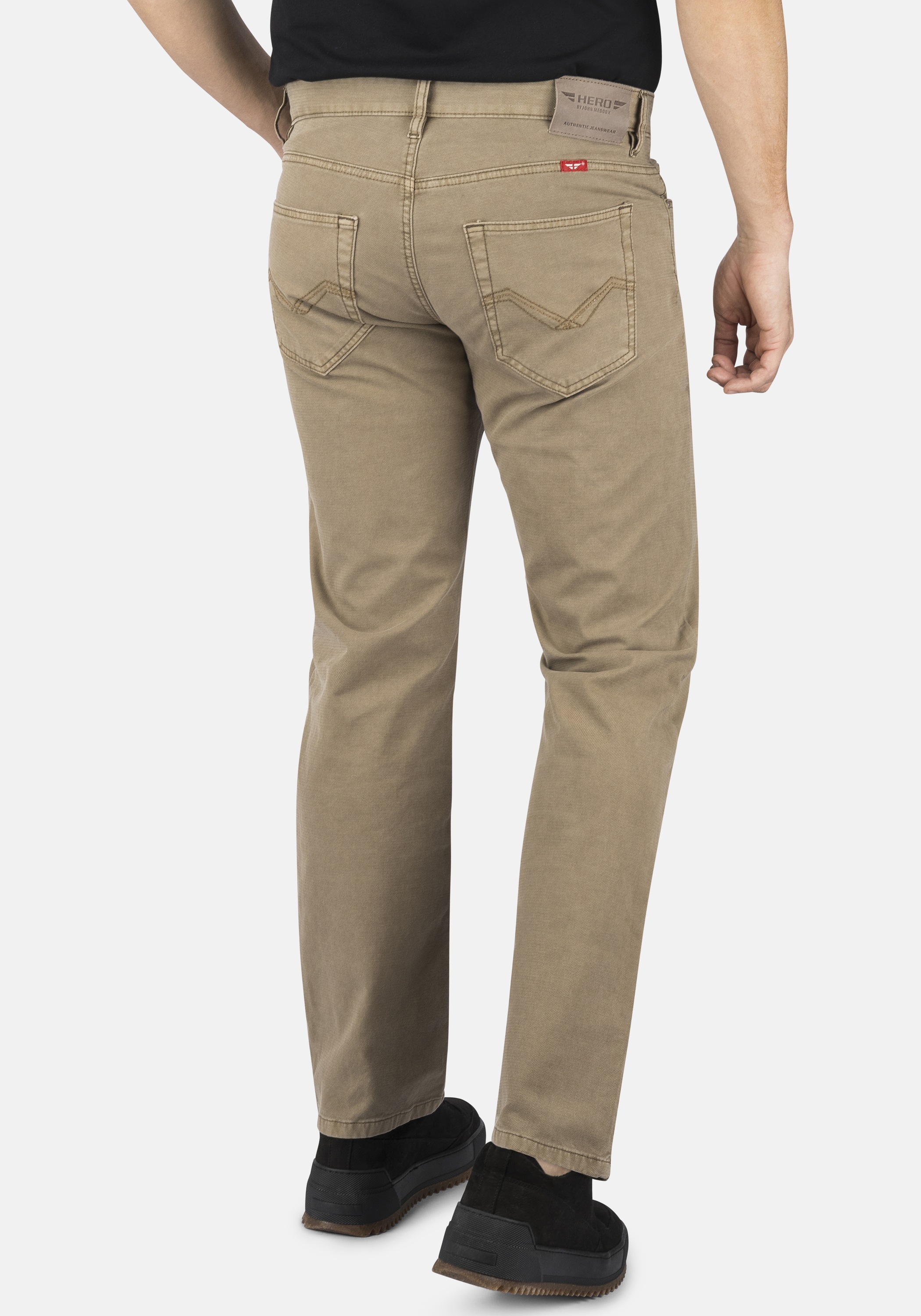 HERO by John Medoox 5-Pocket-Jeans "Denver Colour Regular Straight Stretch günstig online kaufen