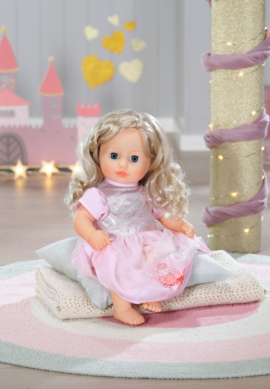 Baby Annabell Puppenkleidung »Little Sweet Kleid, 36 cm«, mit Kleiderbügel