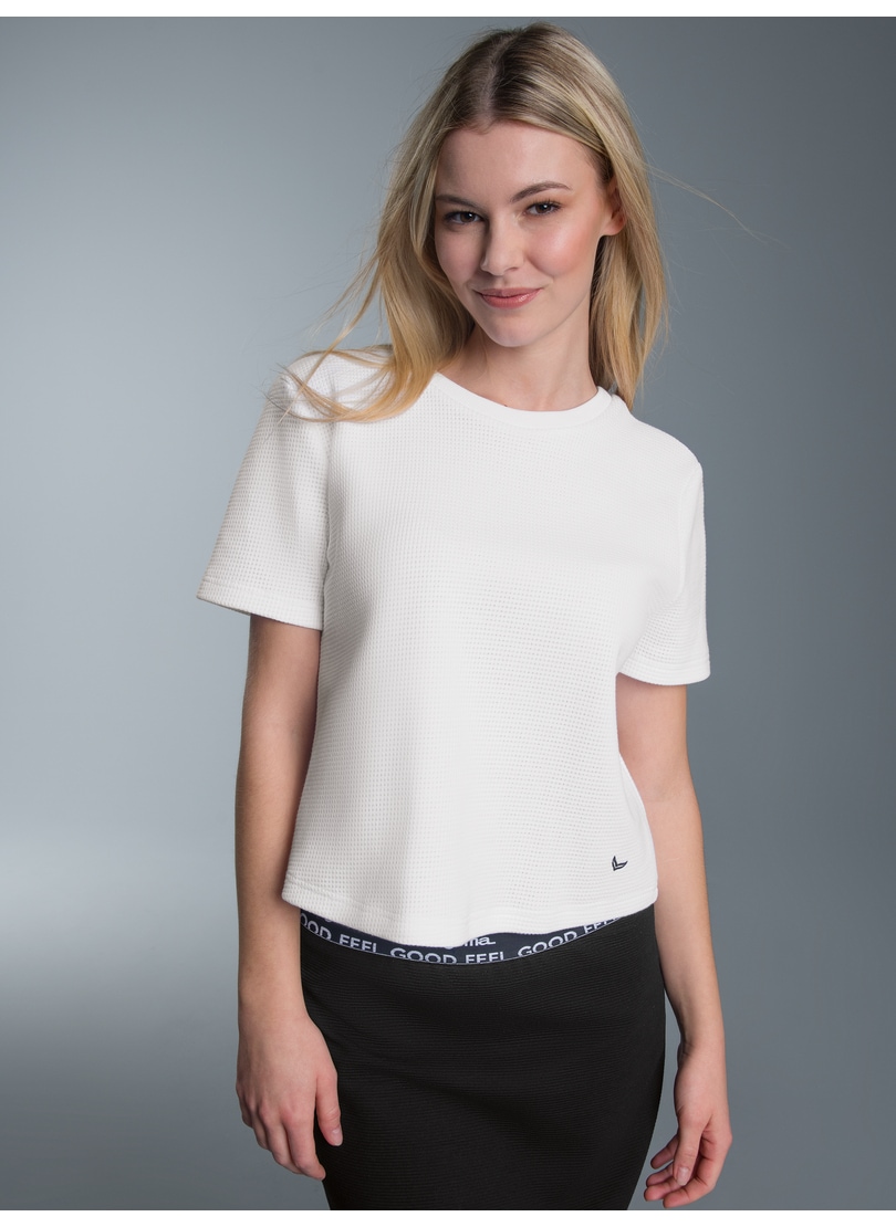 Trigema T-Shirt "TRIGEMA Cropped Oversized T-Shirt in Waffeloptik", 1 Stk. günstig online kaufen