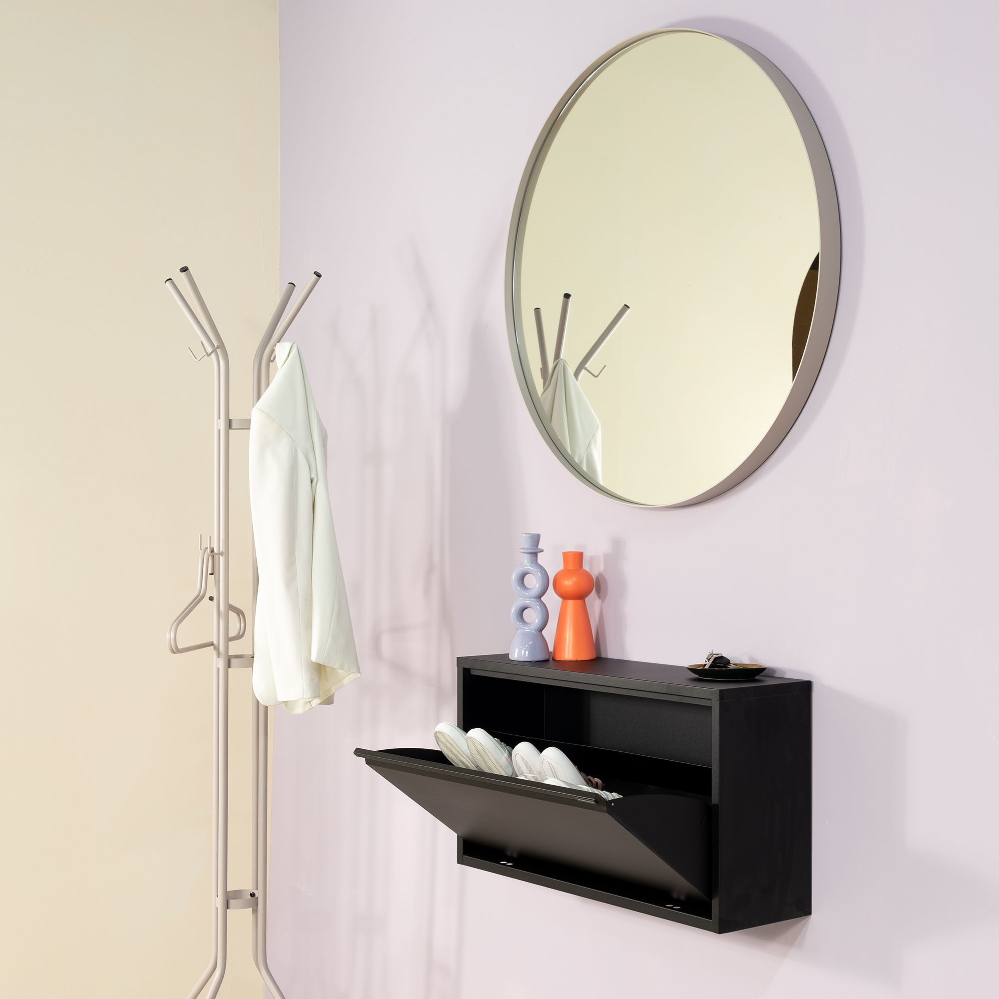 Spinder Design "DONNA 5" Wandspiegel aus Stahl