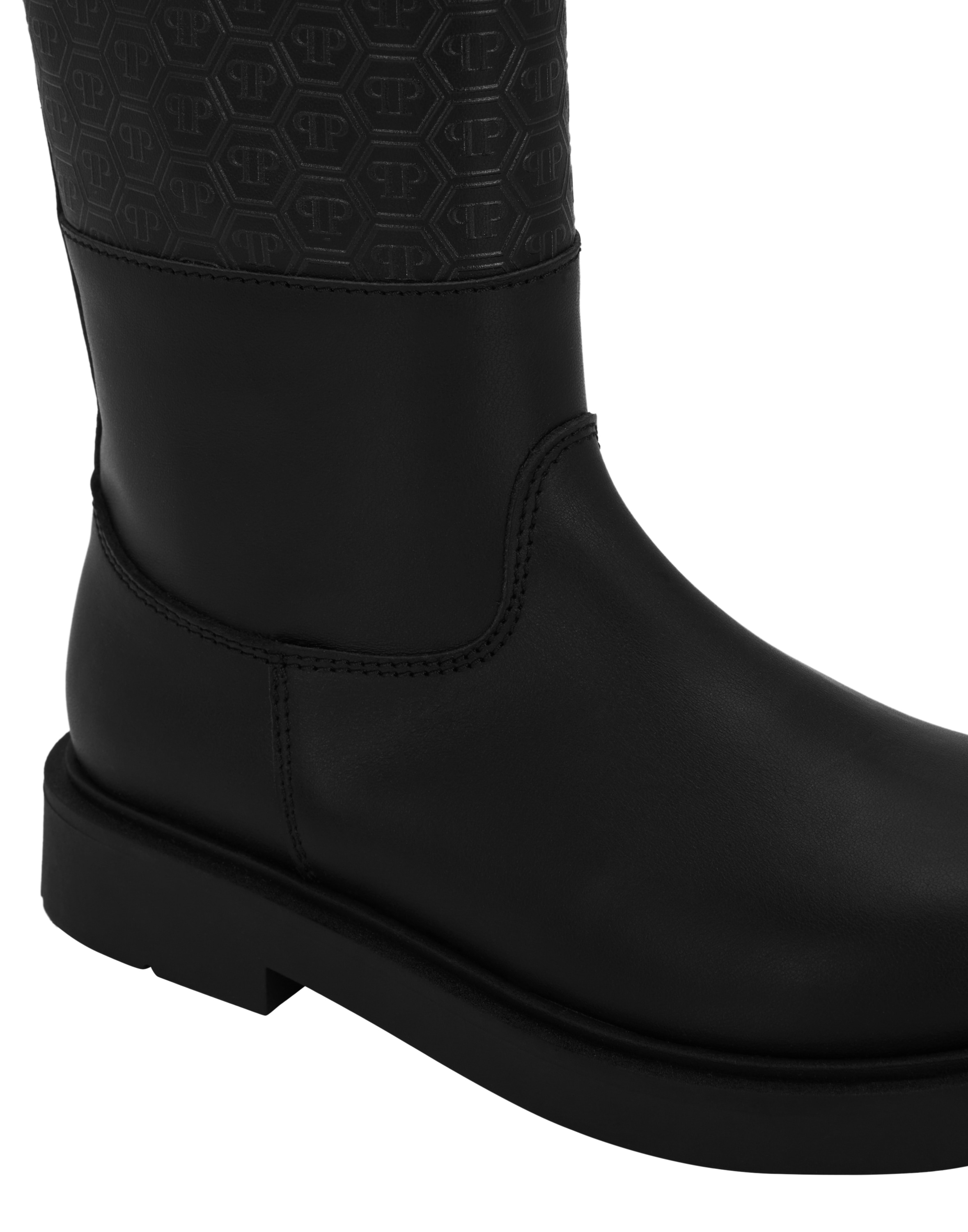 PHILIPP PLEIN Bootsschuh »Leather Low Boots Monogram«