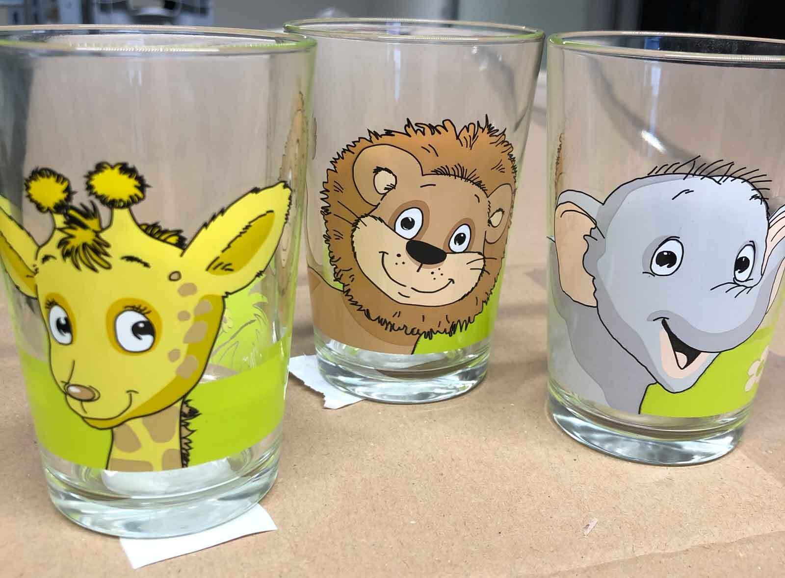 Ritzenhoff & Breker Kinderbecher »Kindergläser Dschungeltiere 205 ml 3er Set bunt«