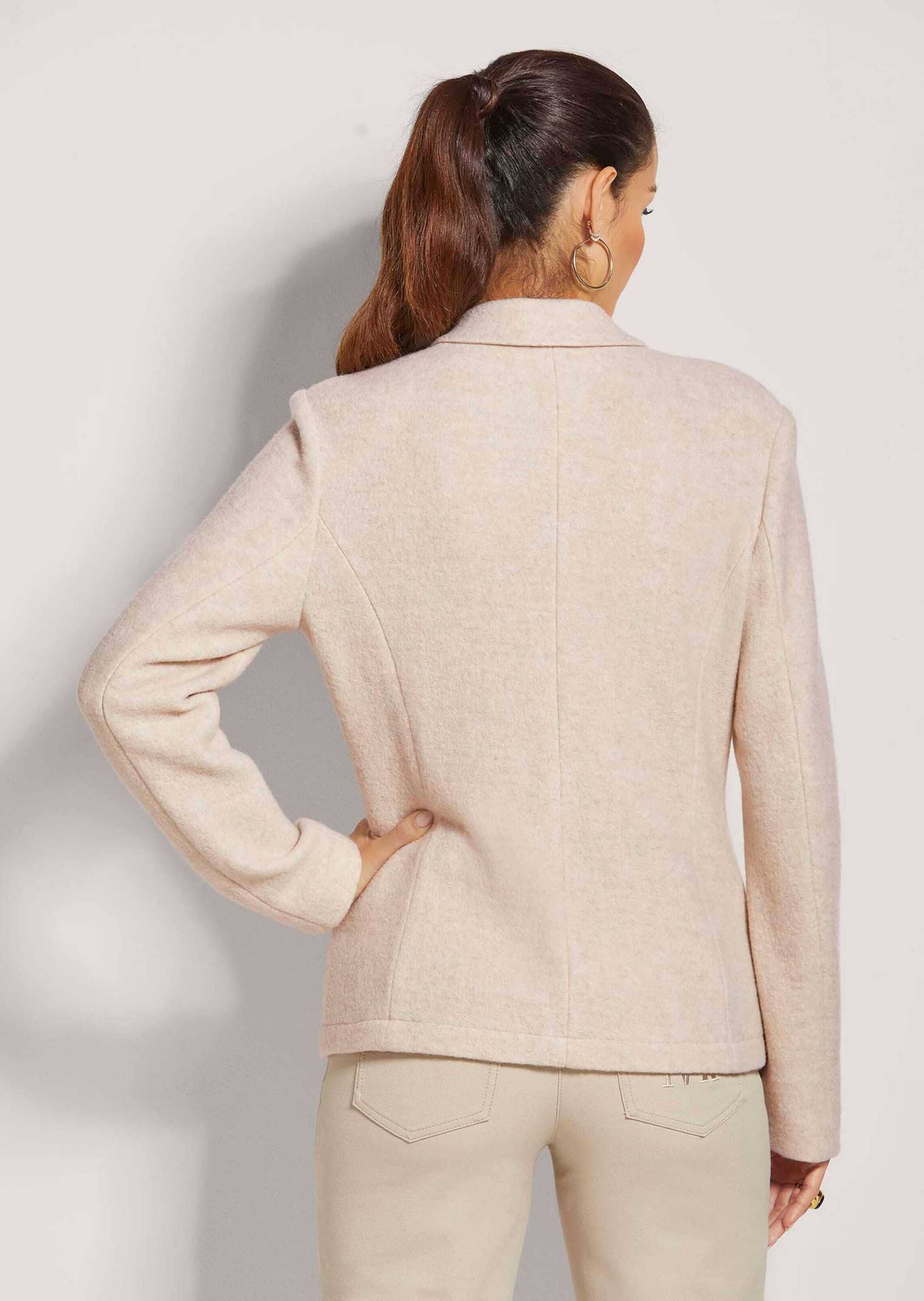 MADELEINE Longblazer »Blazer Blazer aus gekochter Wolle«
