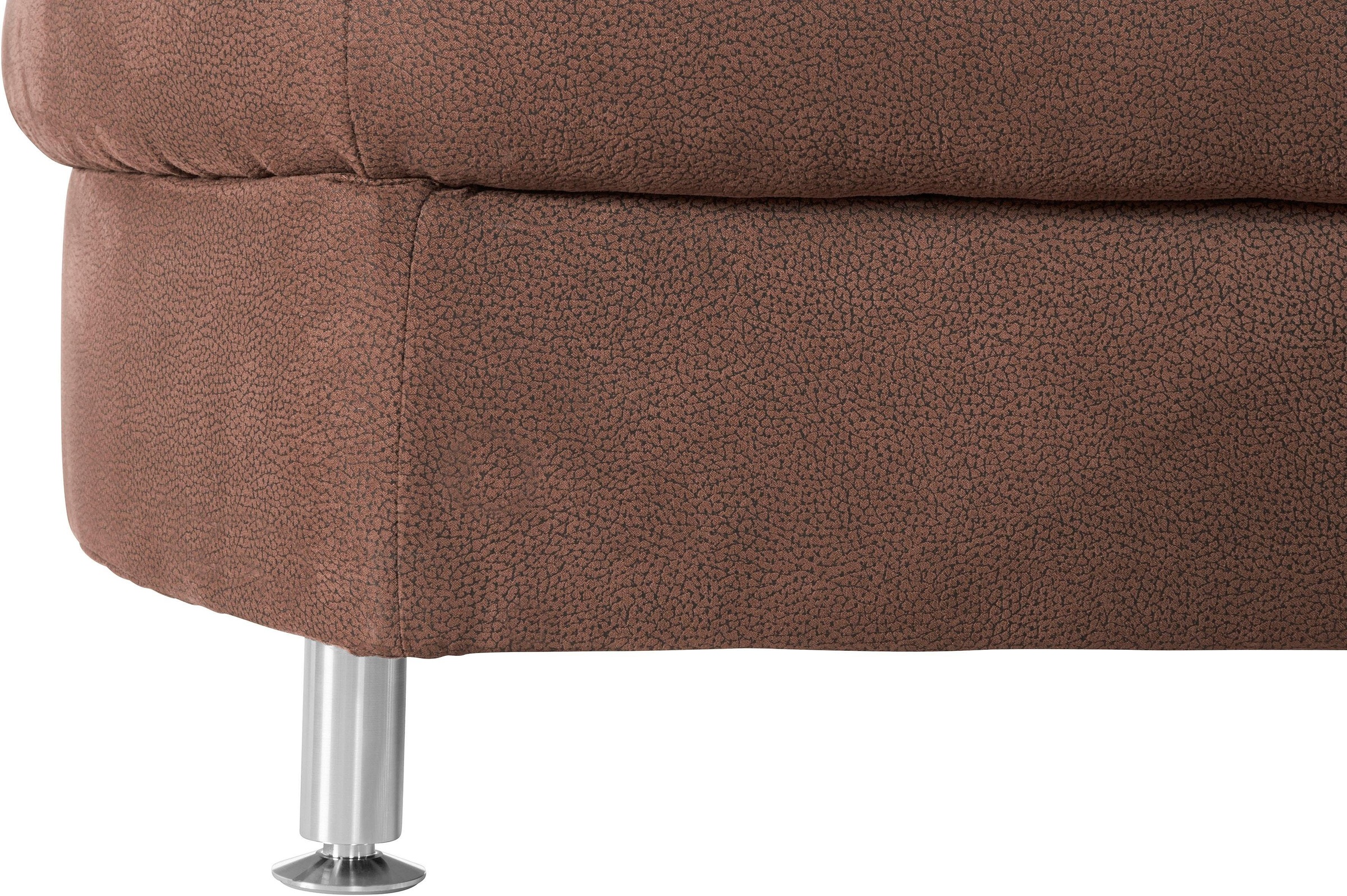 Places of Style Ecksofa »Cardoso L-Form«, Federkern, wahlweise mit Bett, Schubkasten