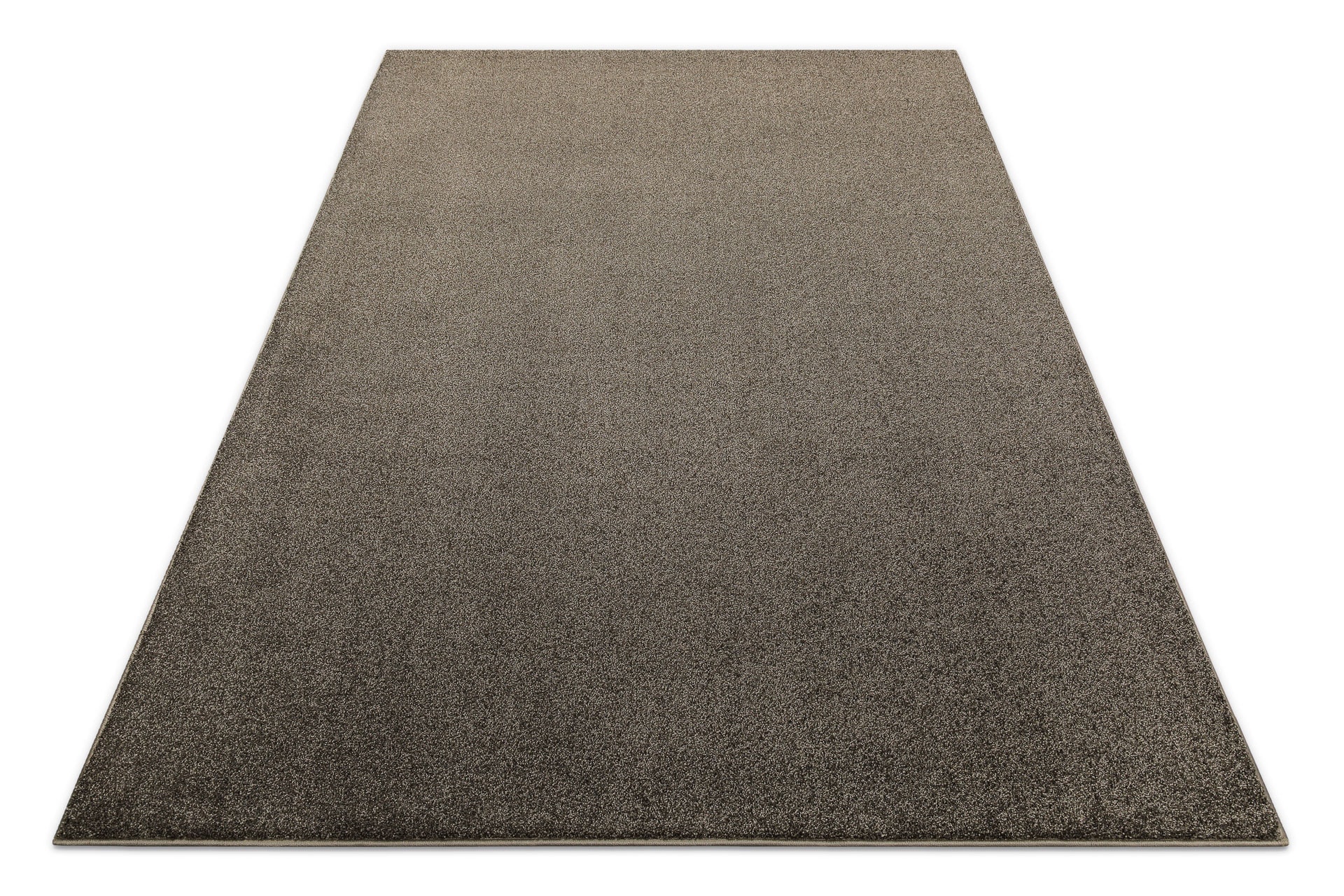 Teppich WECON HOME, B:200cm H:12mm L:300cm, beige, Polyester, Wohnzimmer, Teppiche, "Tim", einfarbig, meliert, modern, pflegeleicht, Wohnzimmer,