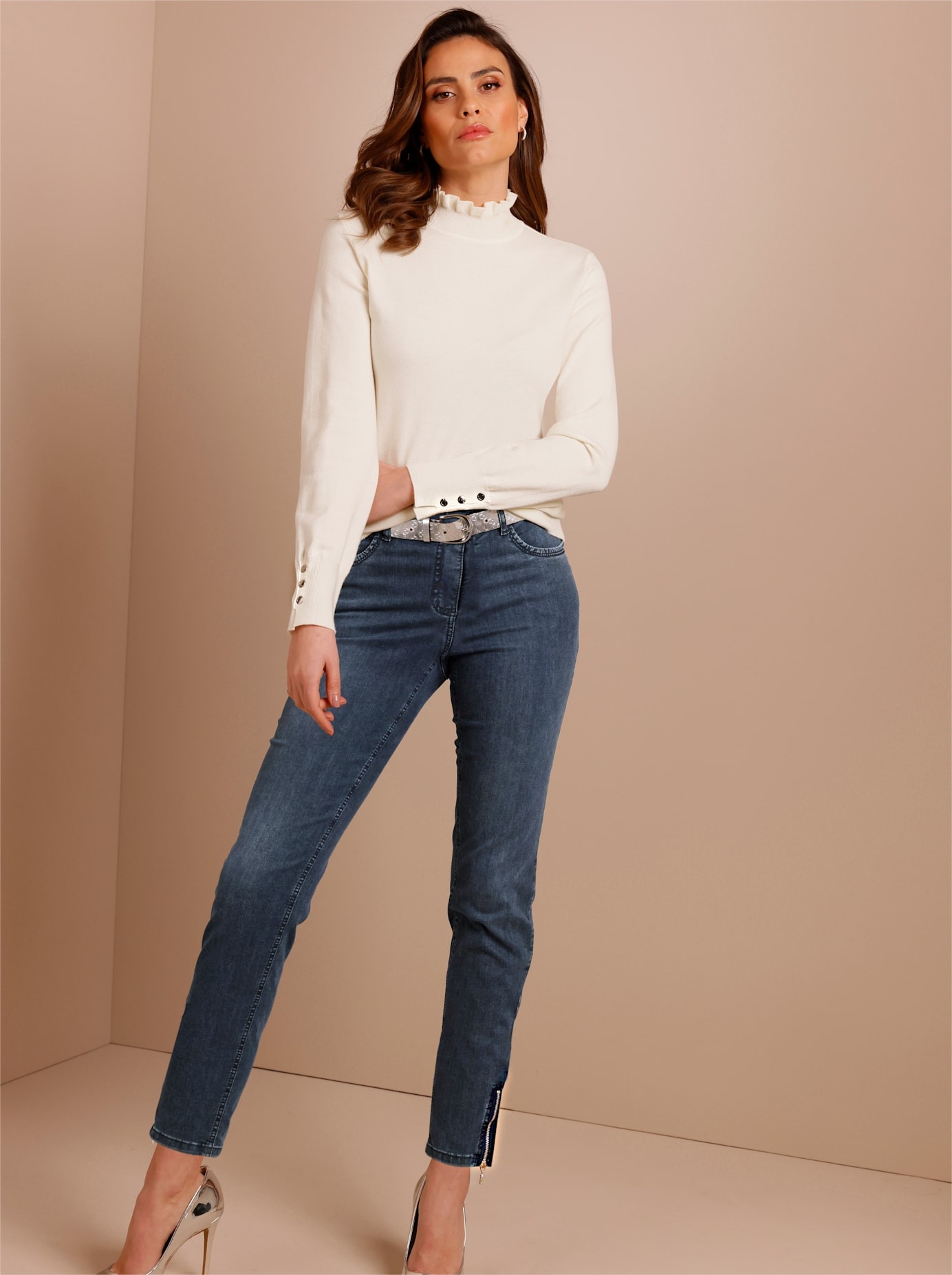 CREATION L PREMIUM 5-Pocket-Jeans, (1 tlg.)