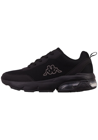 Kappa Sneaker in angesagtem Triple Black Loo...