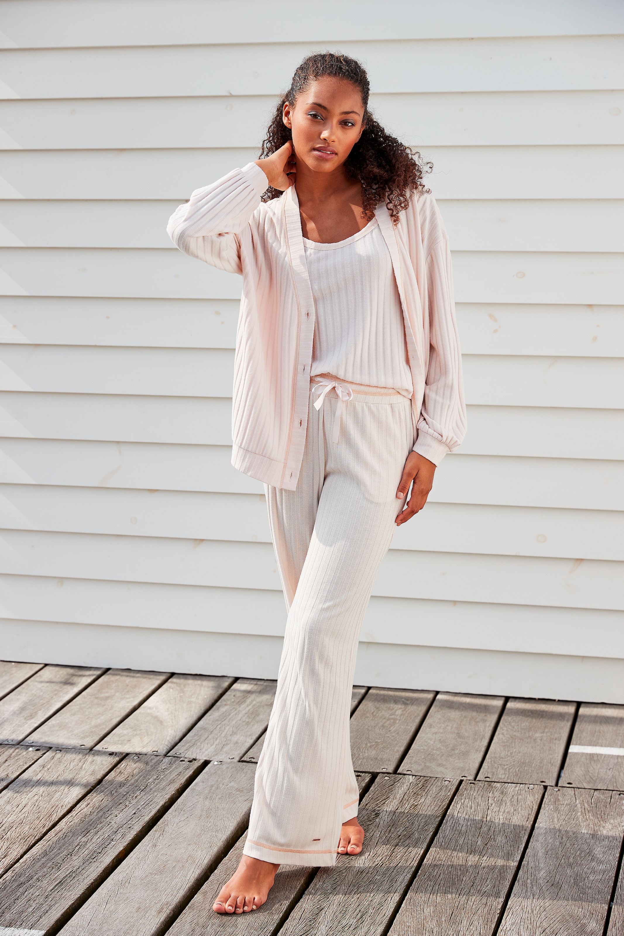 s.Oliver Cardigan, mit breiter Knopfleiste, Loungewear