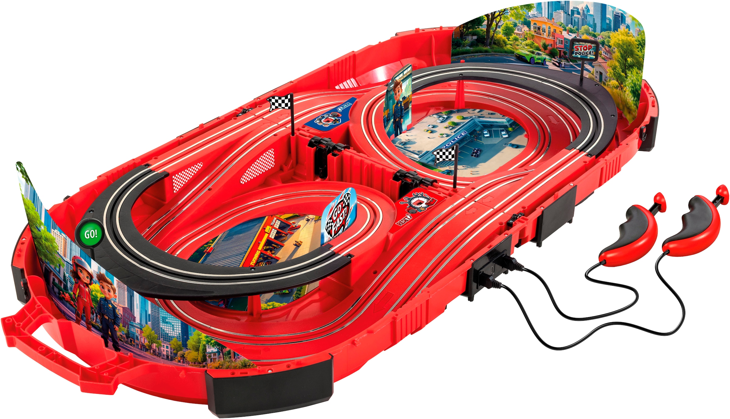 Carrera® Autorennbahn »Carrera SPEED ARENA Police Chase«