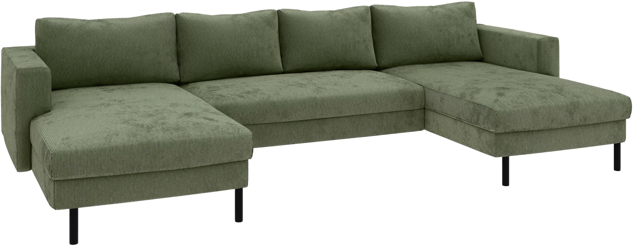 TRENDMANUFAKTUR Wohnlandschaft "Amazing II, wahlw. mit Schlaffunktion & Bet günstig online kaufen