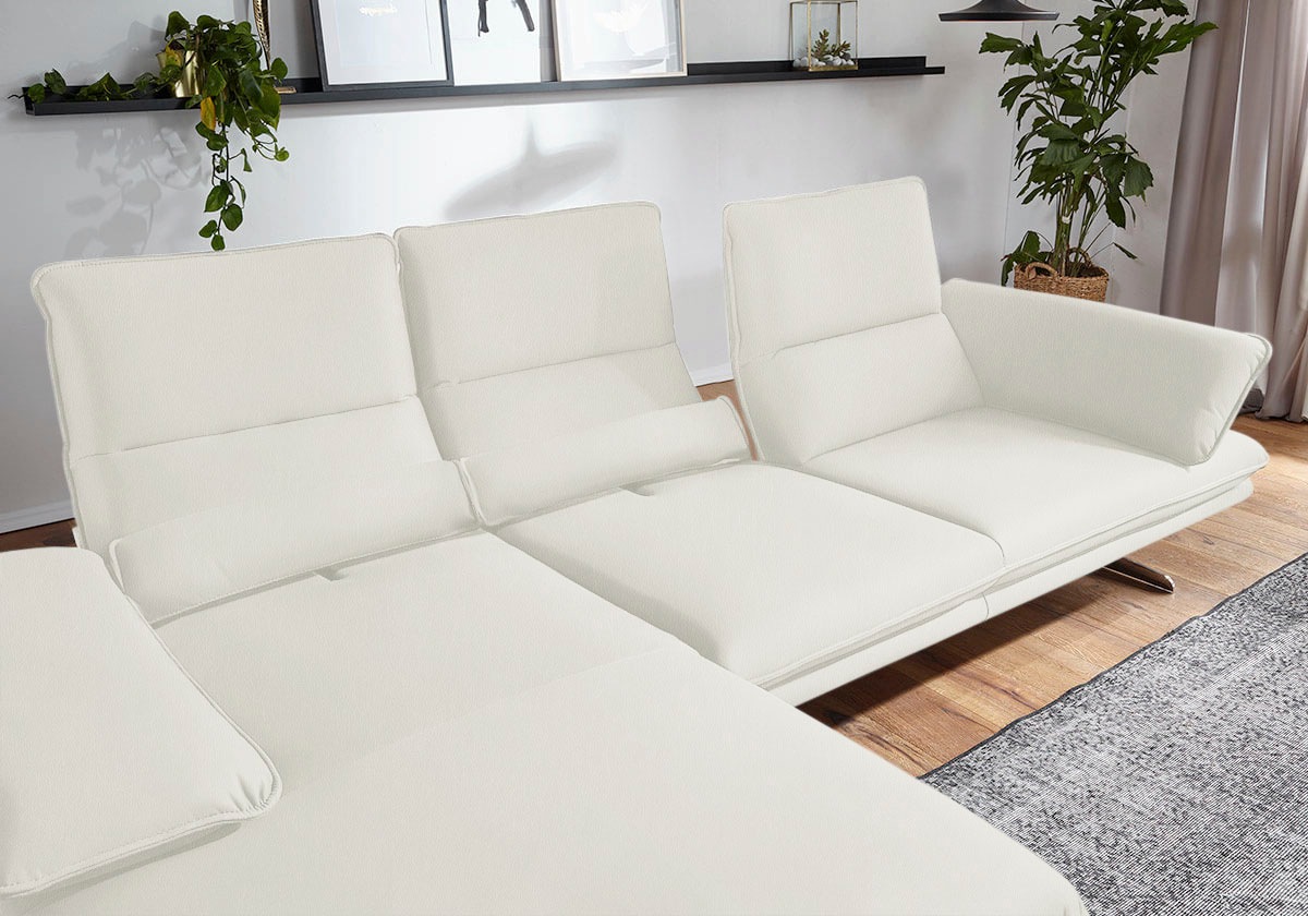 W.SCHILLIG Ecksofa "broadway, Designsofa mit tollem Sitzkomfort, L-Form", S günstig online kaufen