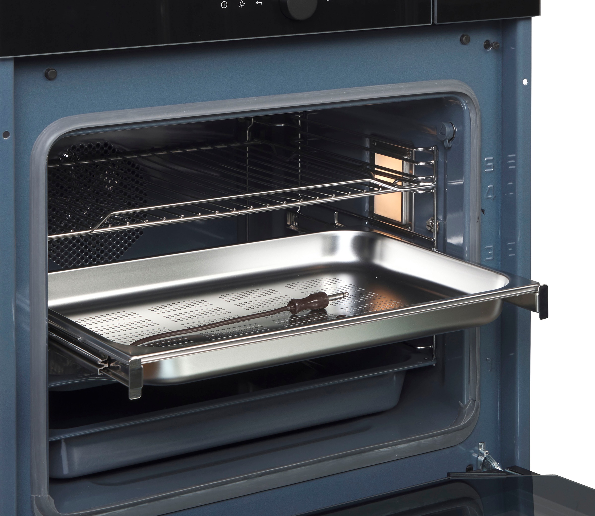 GORENJE Dampfbackofen »BCS 798 S24BG«, BCS798S24BG, mit 1-fach-Teleskopauszug, Aqua-Reinigungsfunktion