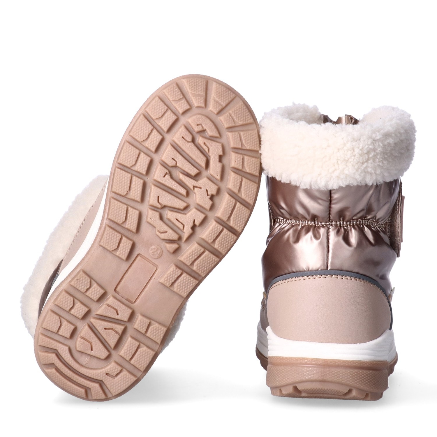 Tommy Hilfiger Winterboots  Moonboots, Klettstiefel mit kuscheligem Teddyfell-Kragen