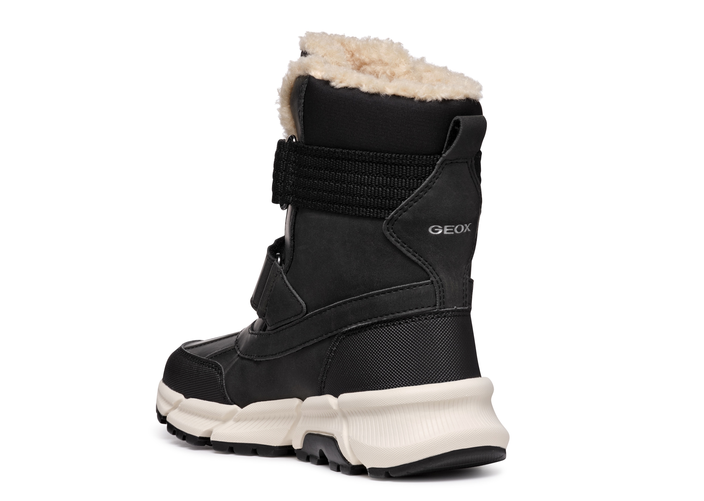 Geox Winterstiefel »J FLEXYPER PLUS BOY«  Snowboots, Klettstiefel mit Warmfutter, Größenschablone zum Download