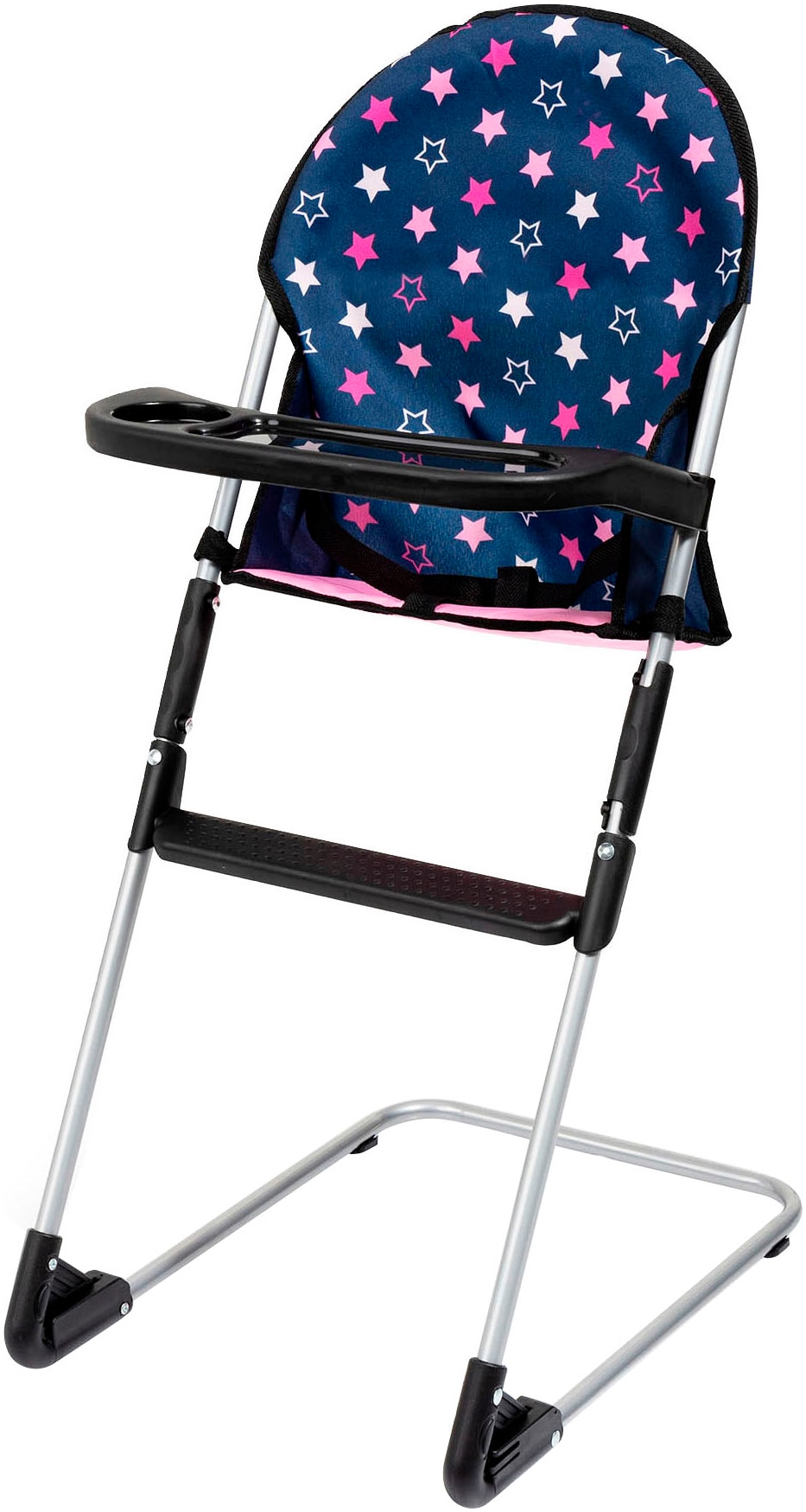 Bayer Kombi-Puppenwagen »Xeo Deluxe, blau/rosa«, (Set)
