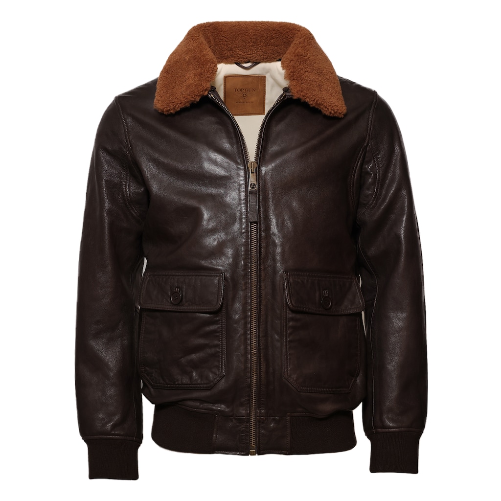 TOP GUN Lederjacke