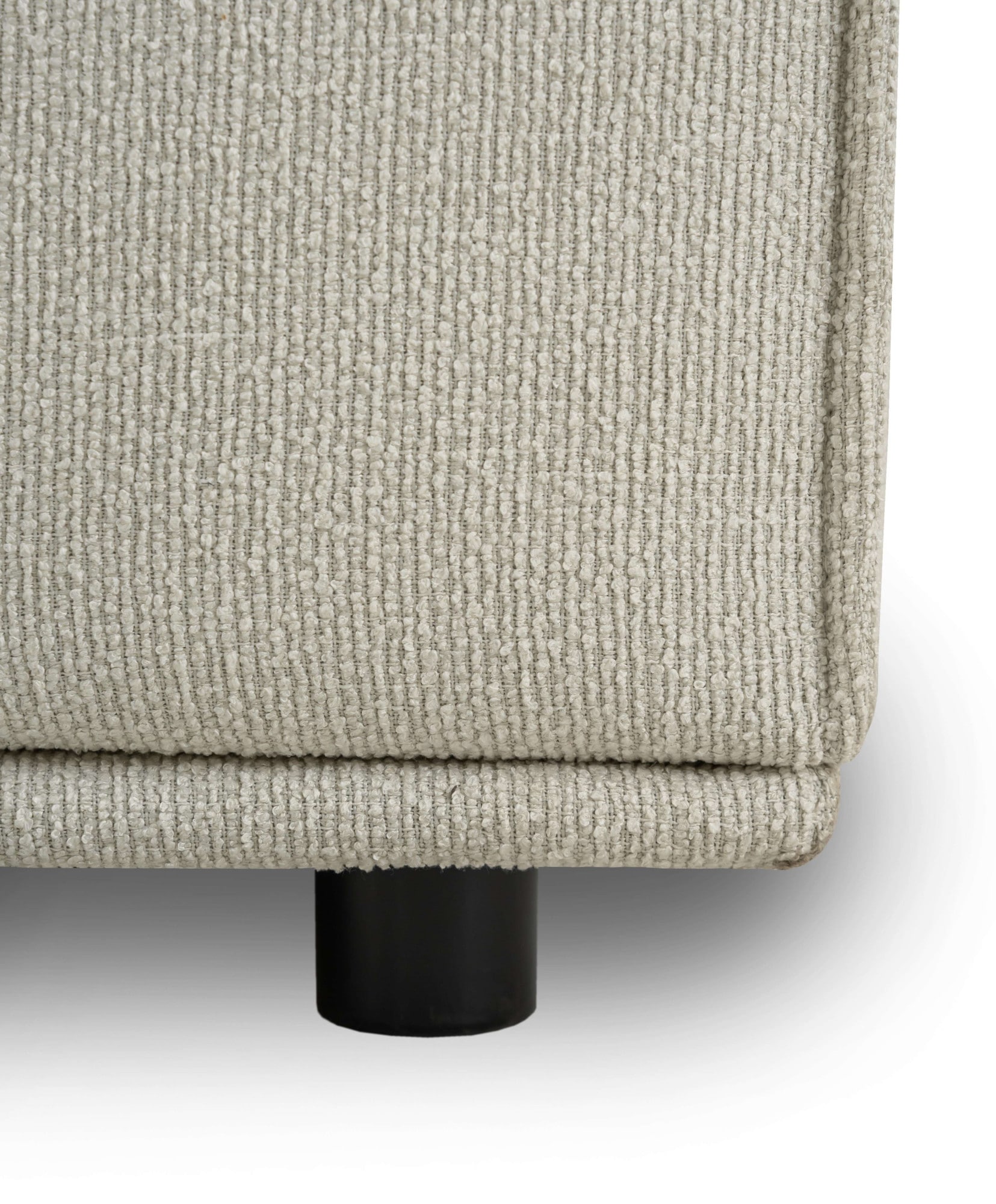 Home affaire 3-Sitzer »Avelin, 228 cm, Chenille, Struktur-Boucle«, mit Wellenunterfederung, Kedernaht, bodentief, Skandi-Design